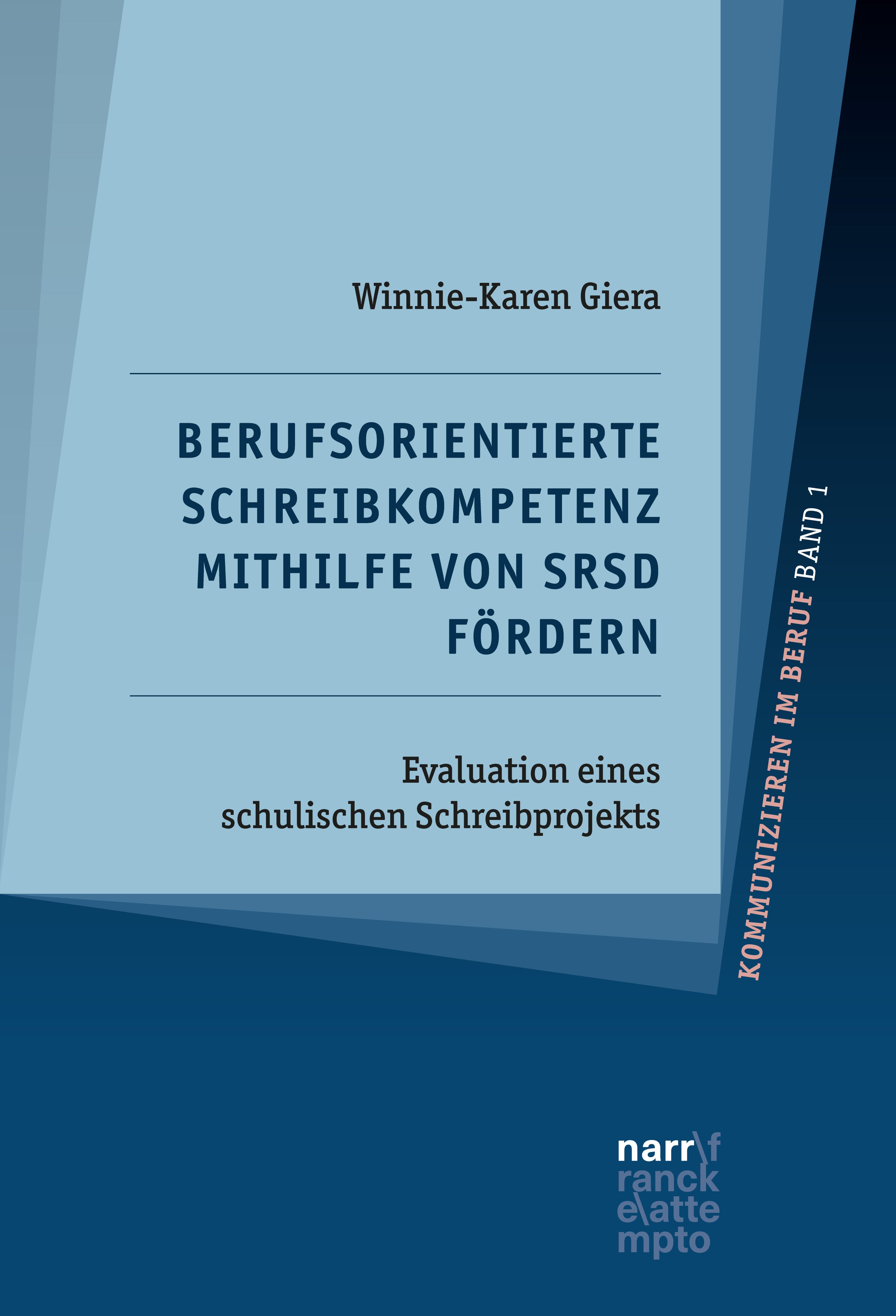 Обложка книги «Berufsorientierte Schreibkompetenz mithilfe von SRSD fördern»