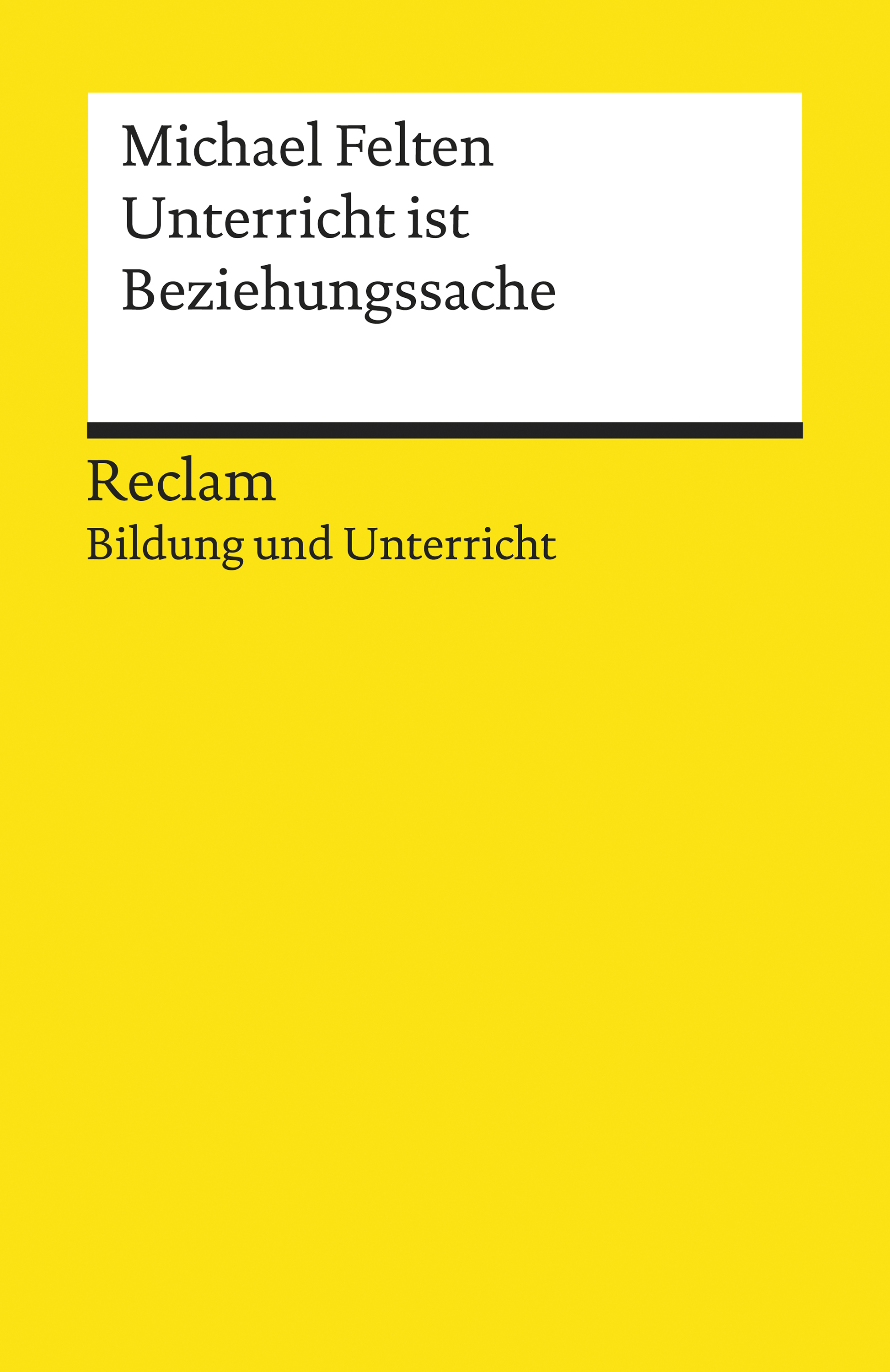 Обложка книги «Unterricht ist Beziehungssache»