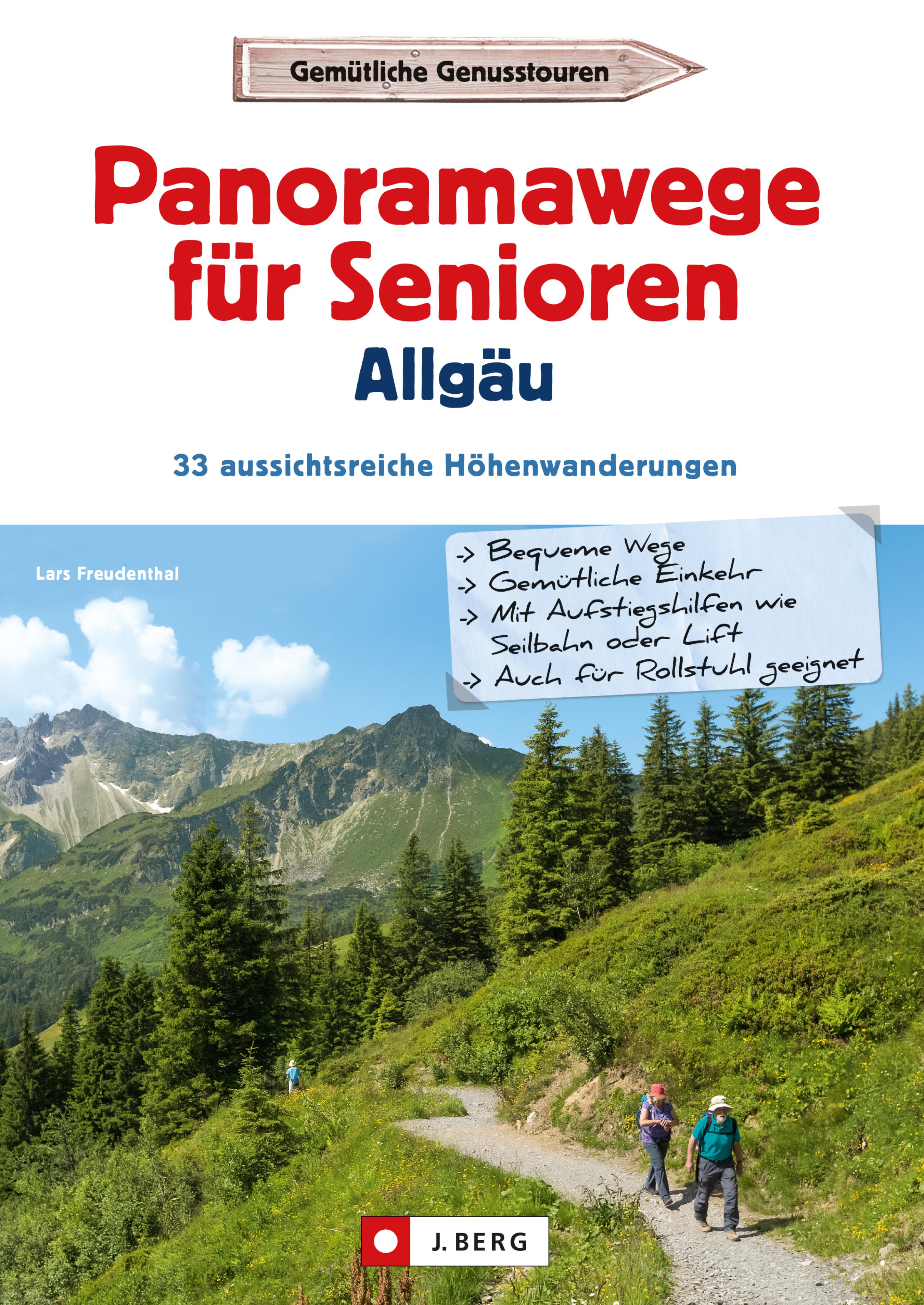 Обложка книги «Panoramawege für Senioren Allgäu»