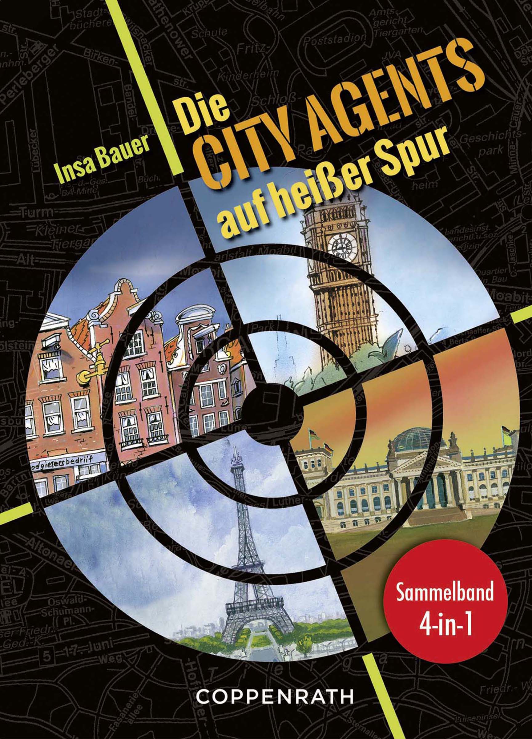Обложка книги «Die City Agents auf heißer Spur - Sammelband 4 in 1»