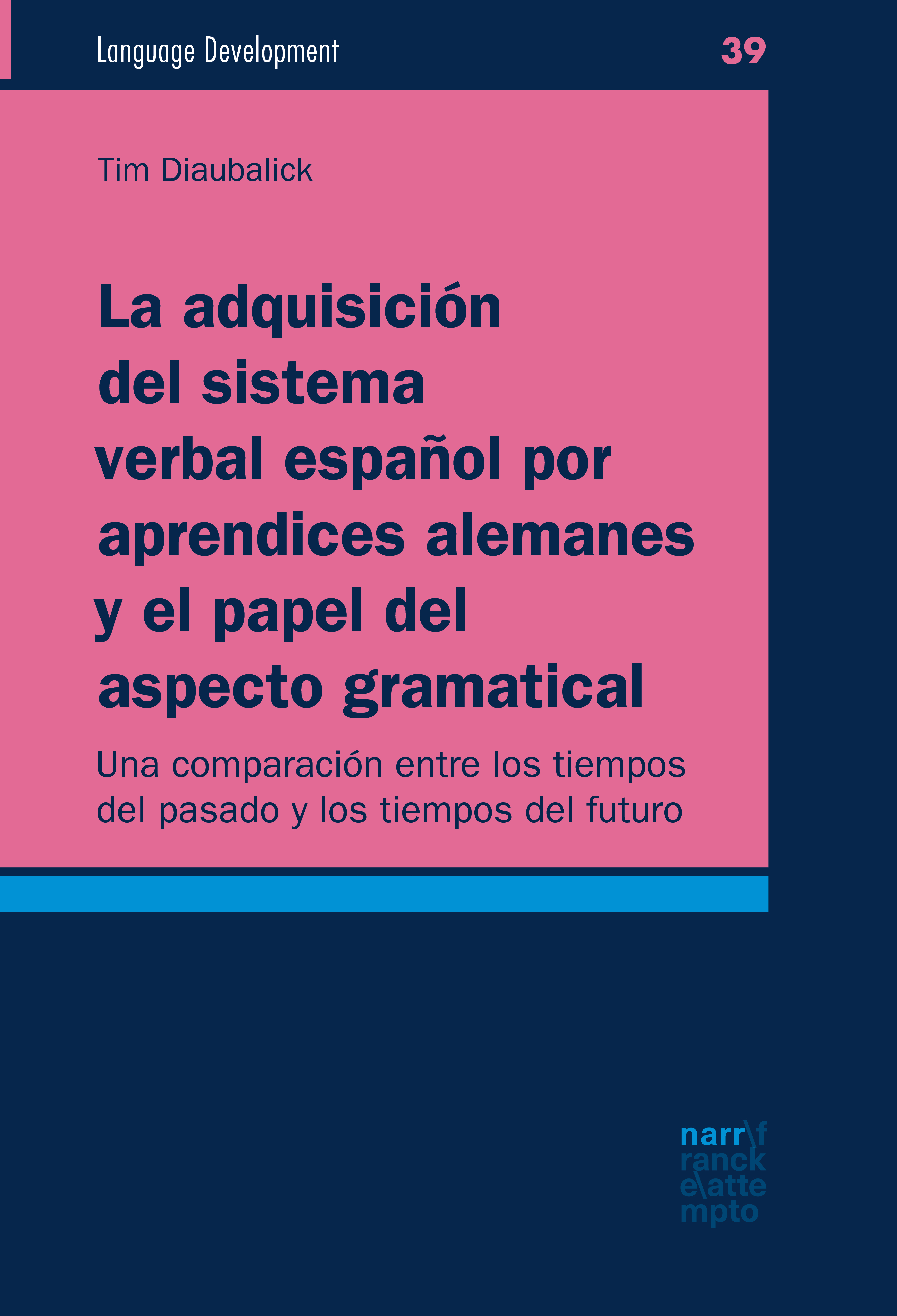 Обложка книги «La adquisición del sistema verbal español por aprendices alemanes y el papel del aspecto gramatical»