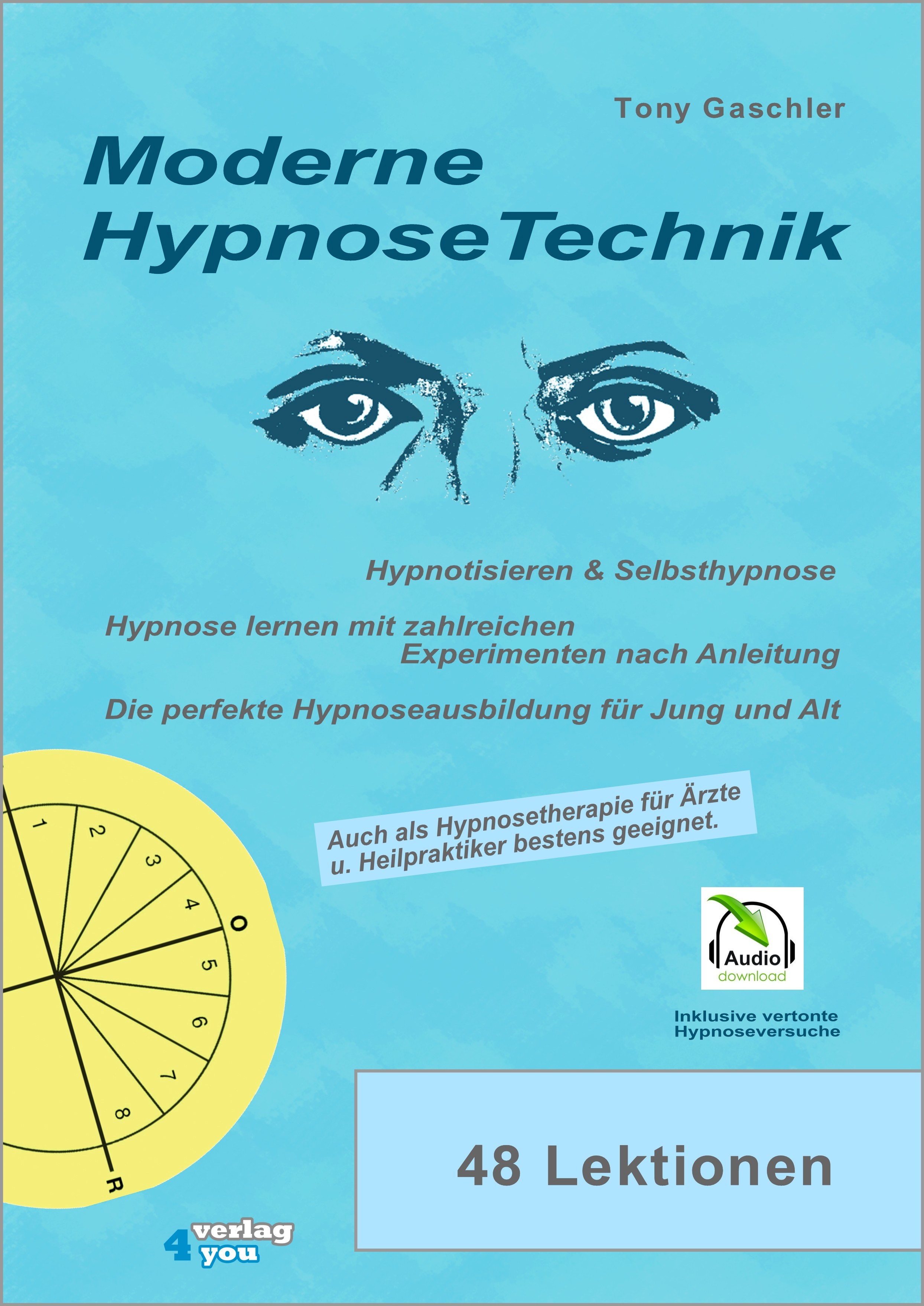 Обложка книги «Moderne Hypnosetechnik»