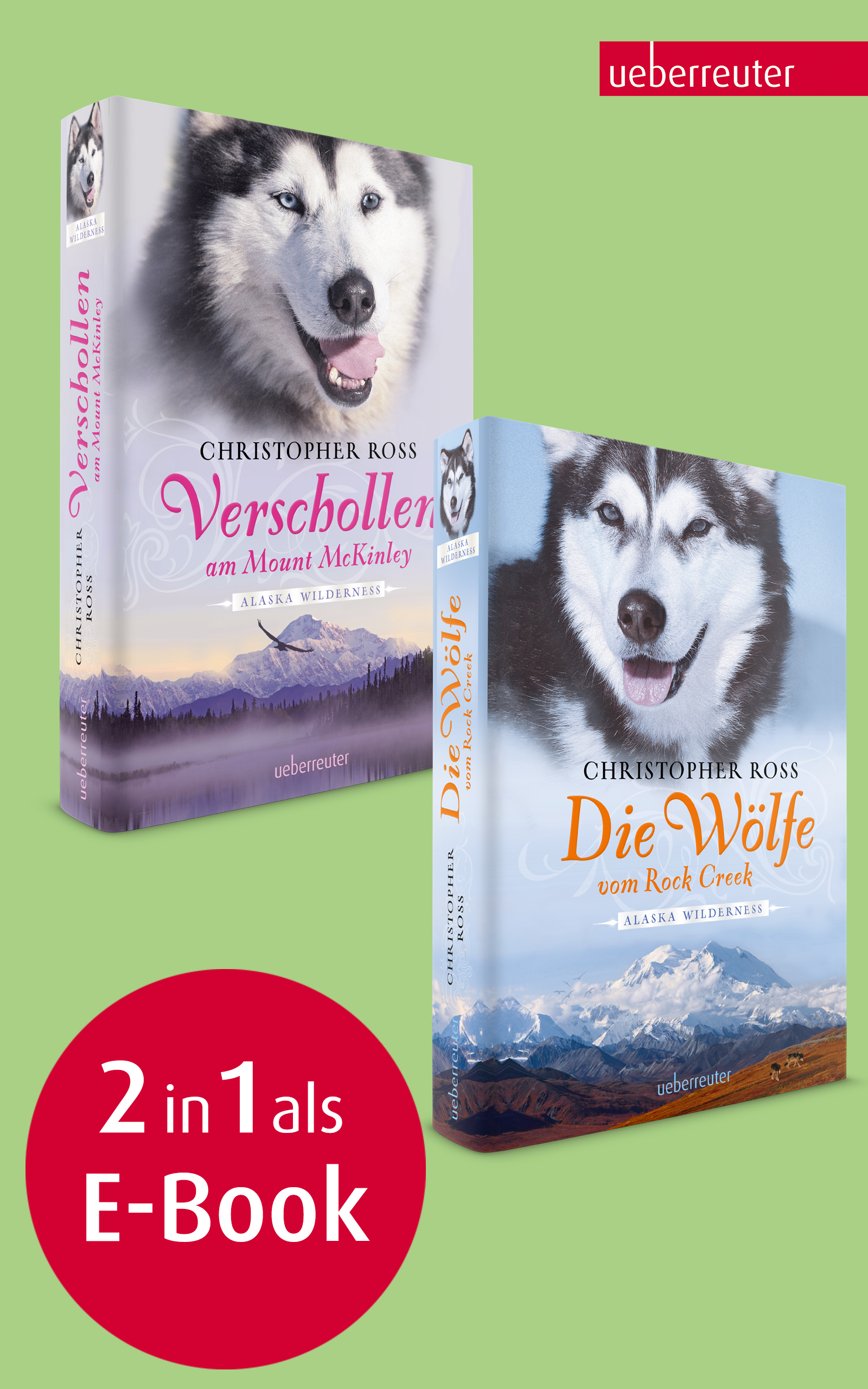 Обложка книги «Verschollen am Mount McKinley / Die Wölfe vom Rock Creek»