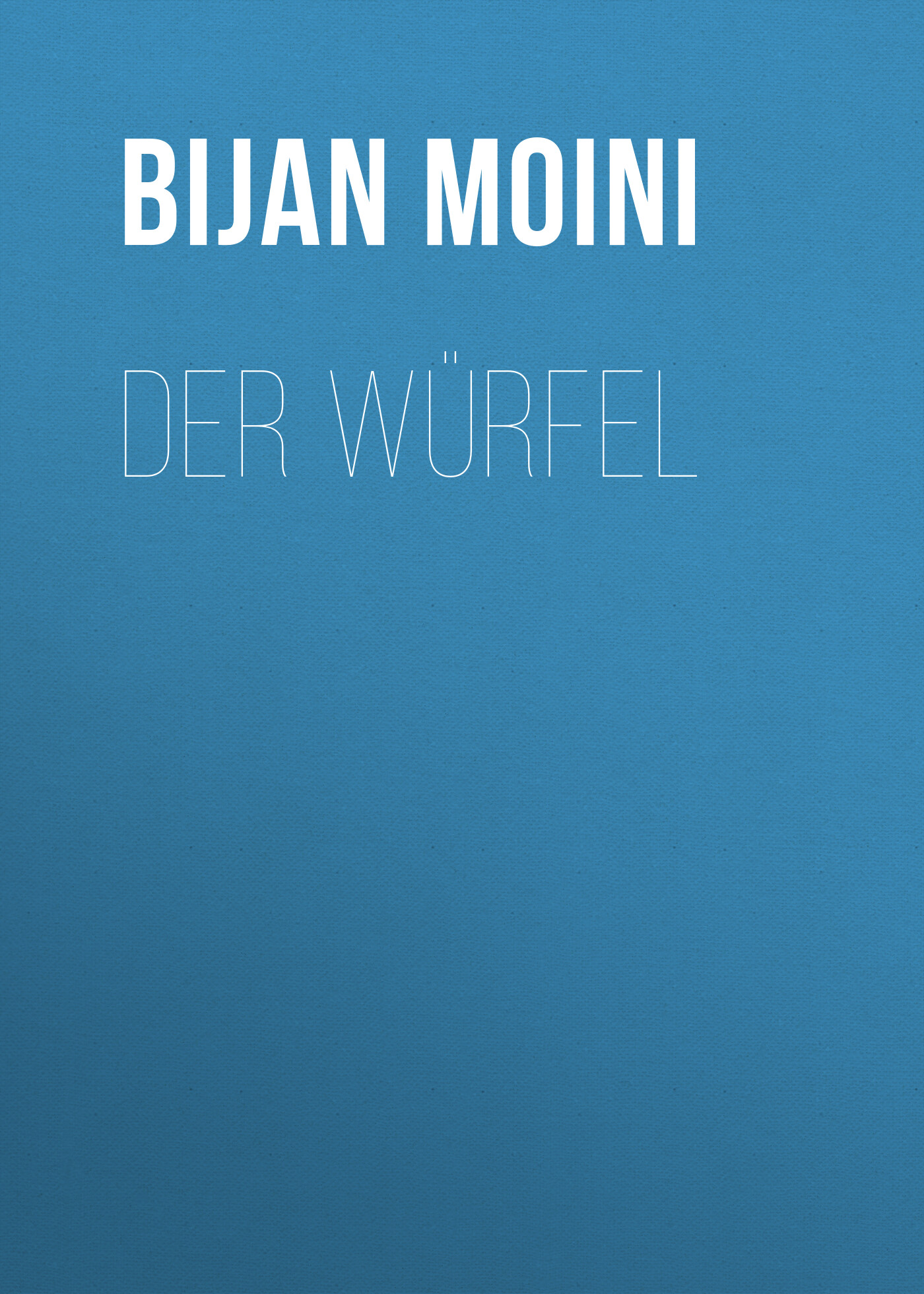 Обложка книги «Der Würfel»