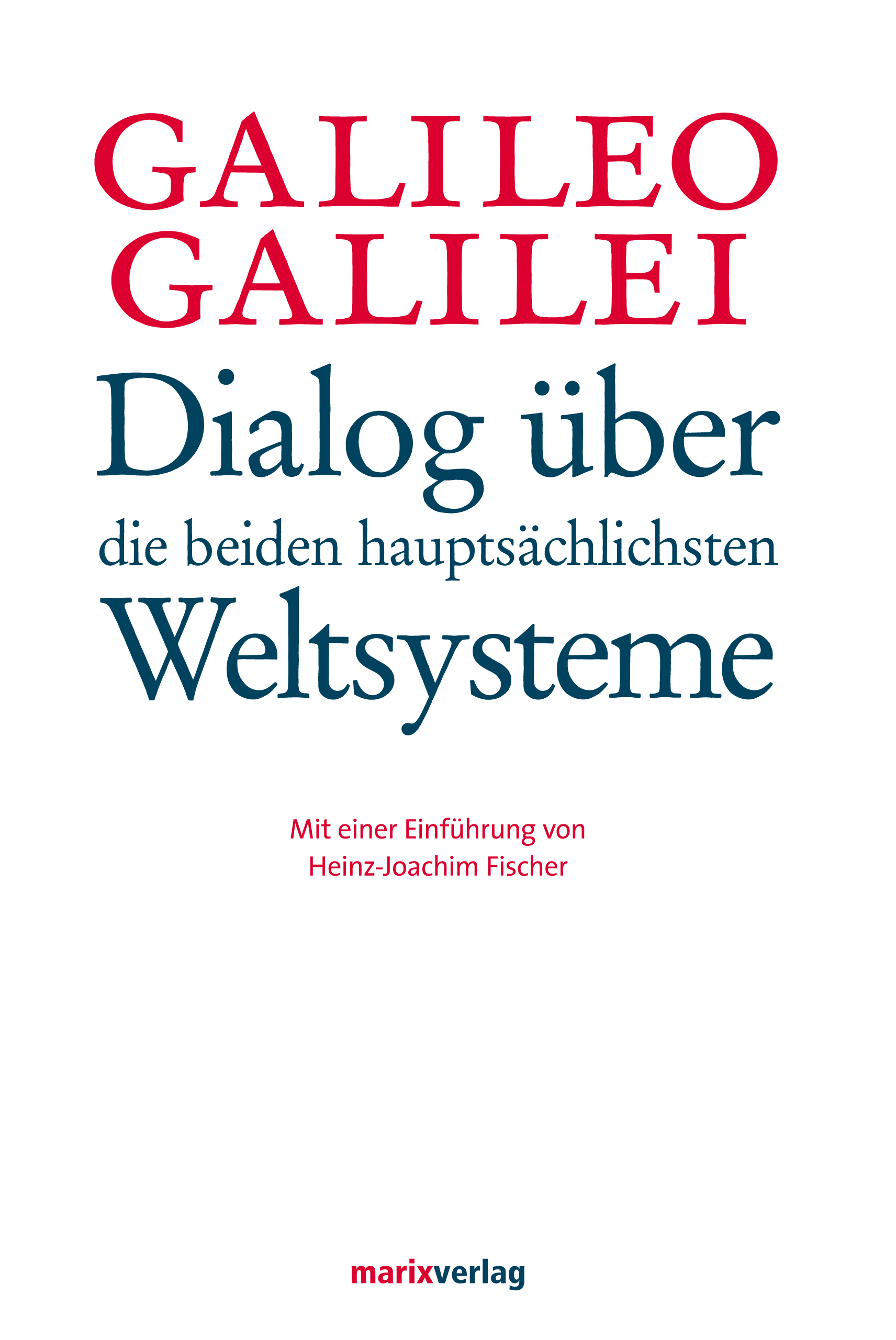Обложка книги «Dialog über die beiden hauptsächlichsten Weltsysteme»