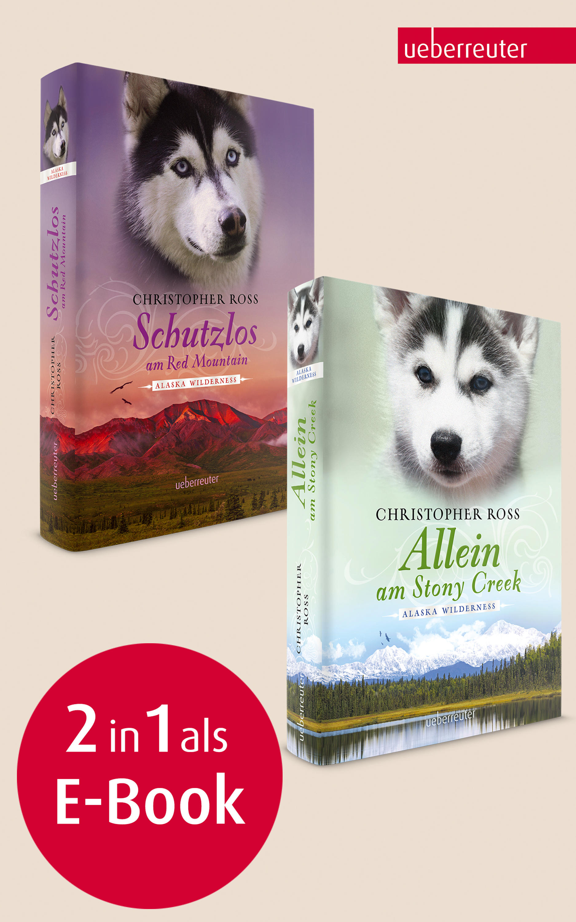 Обложка книги «Allein am Stony Creek / Schutzlos am Red Mountain»