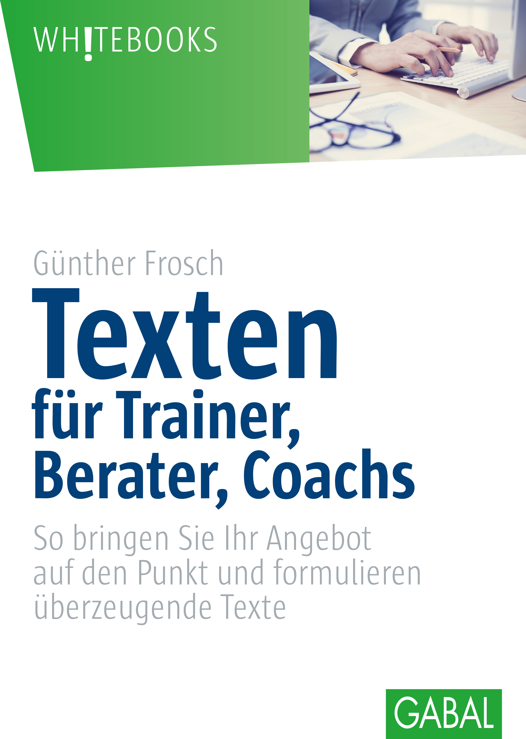 Обложка книги «Texten für Trainer, Berater, Coachs»