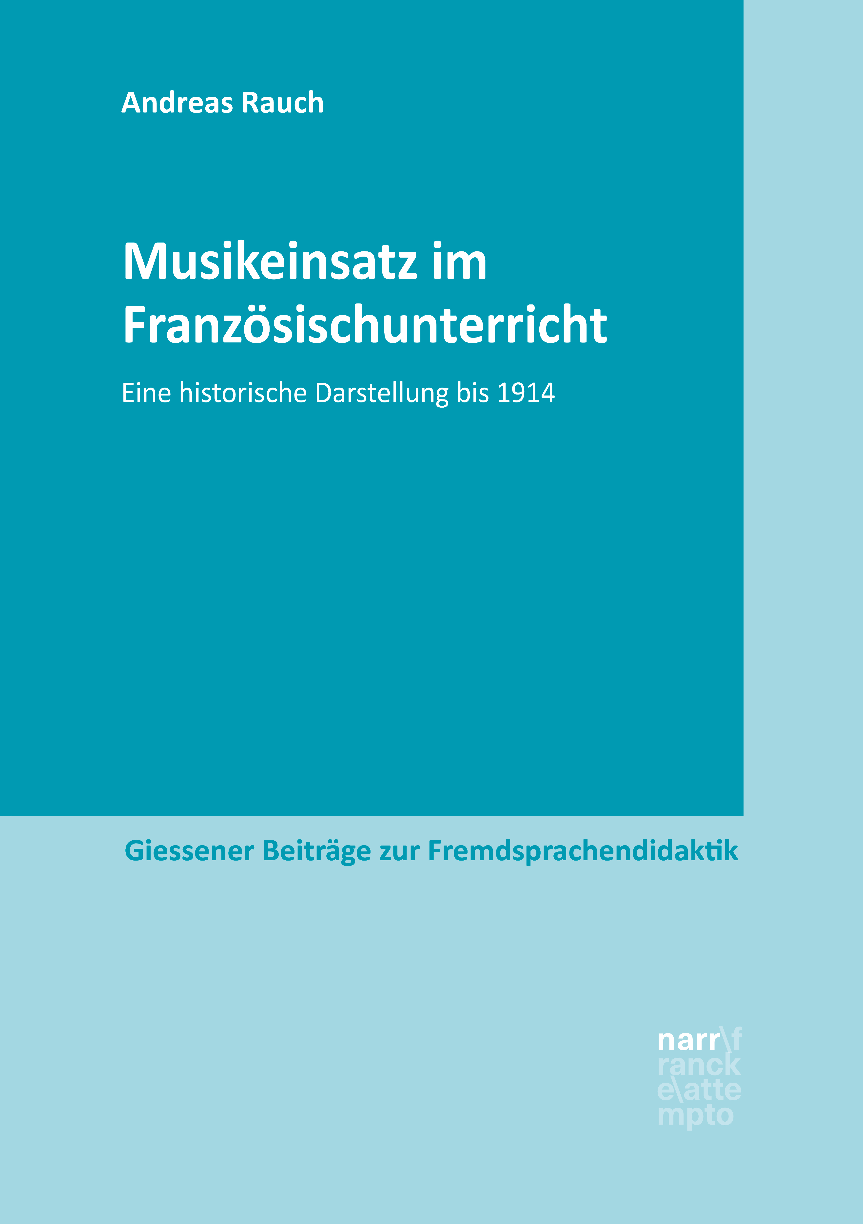 Обложка книги «Musikeinsatz im Französischunterricht»