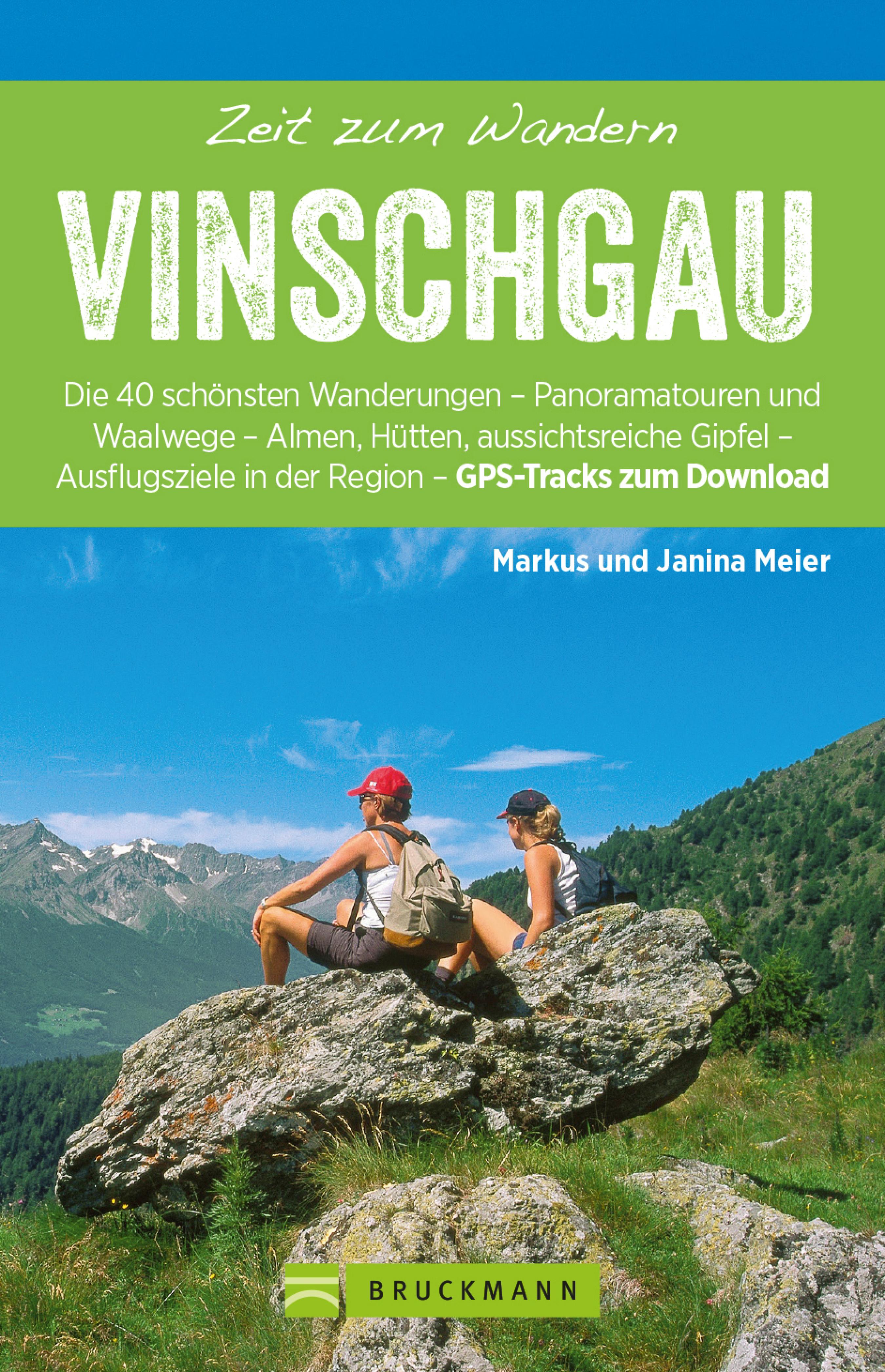 Обложка книги «Bruckmann Wanderfürher: Zeit zum Wandern Vinschgau»