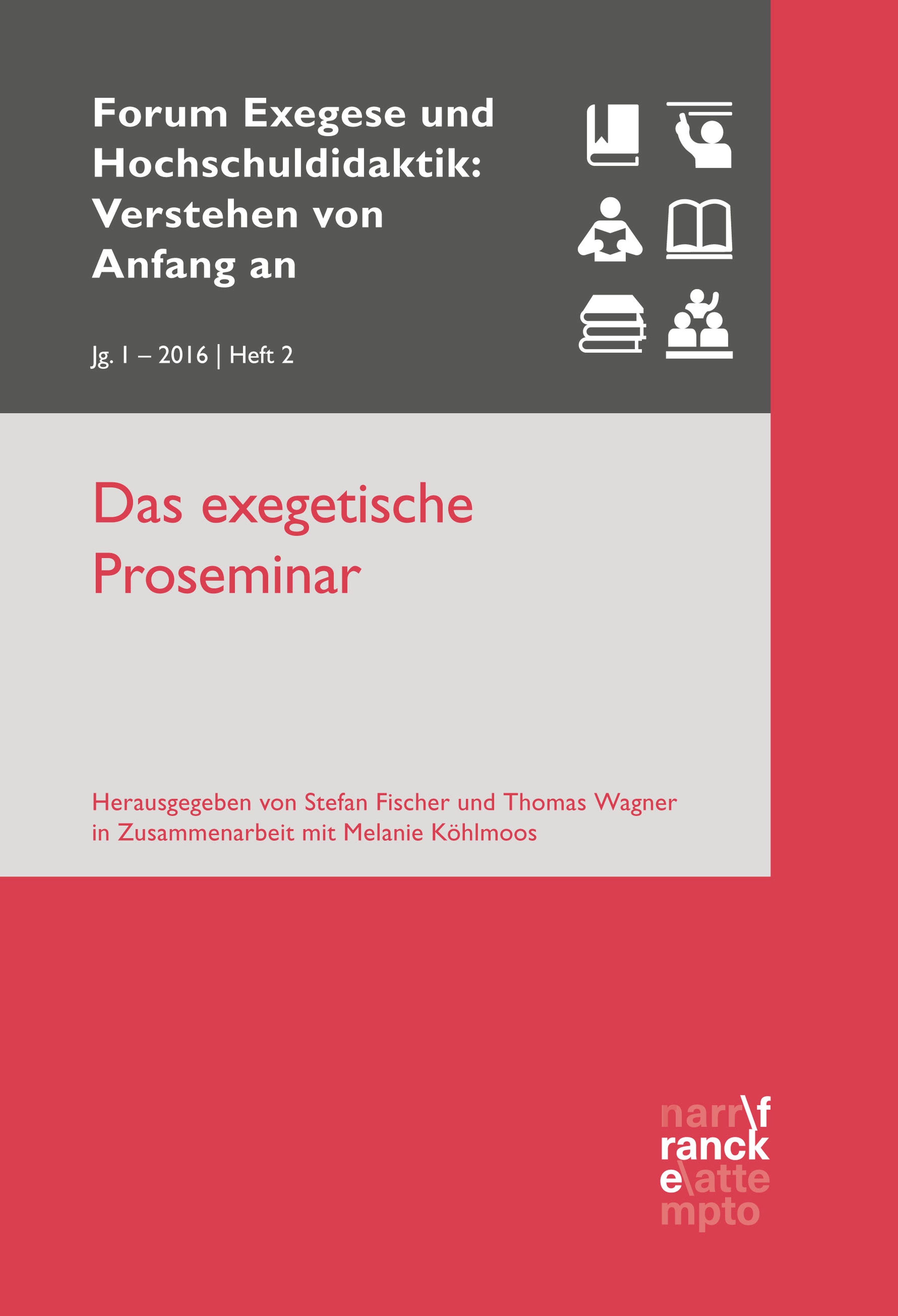 Обложка книги «Das exegetische Proseminar»