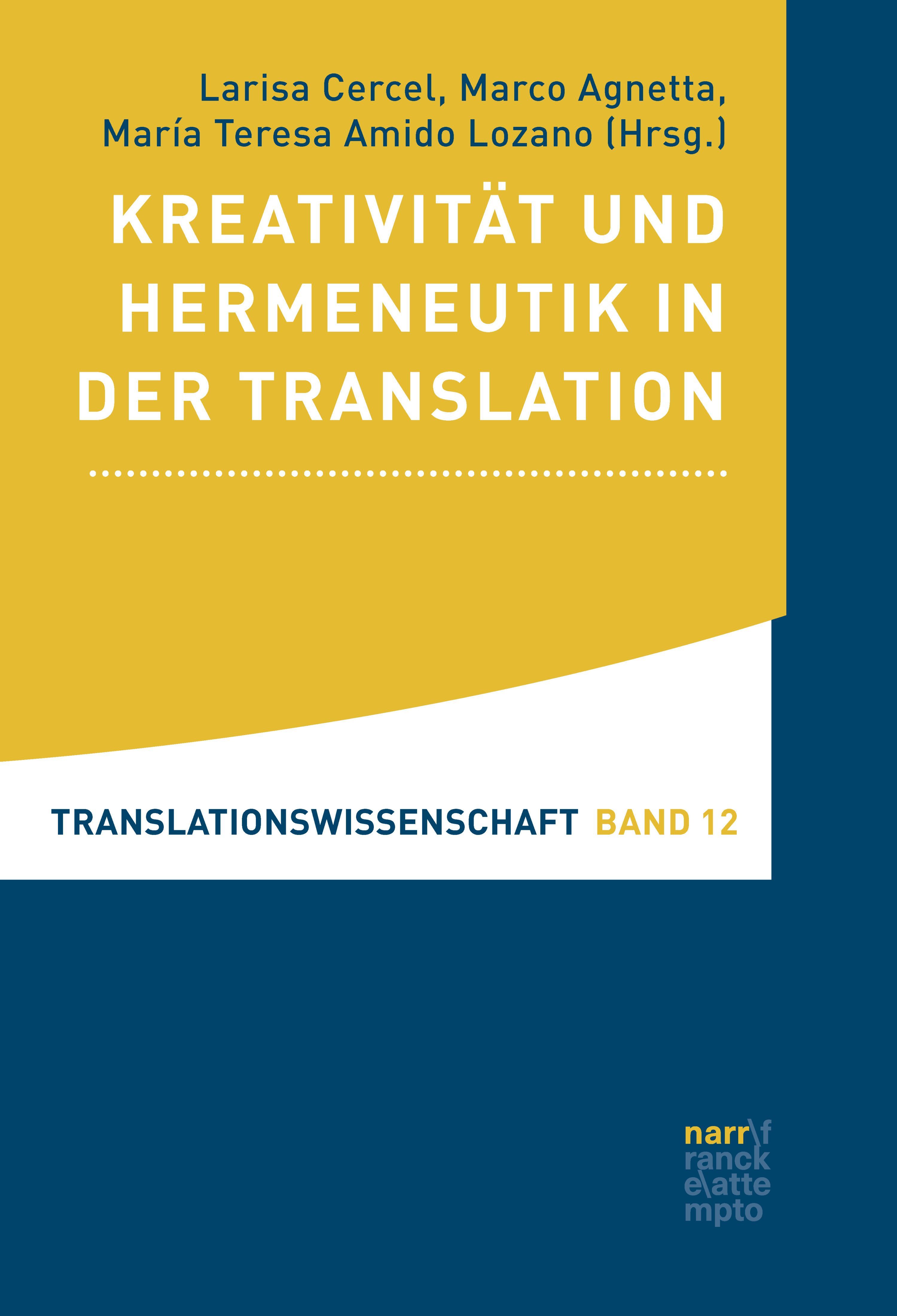 Обложка книги «Kreativität und Hermeneutik in der Translation»