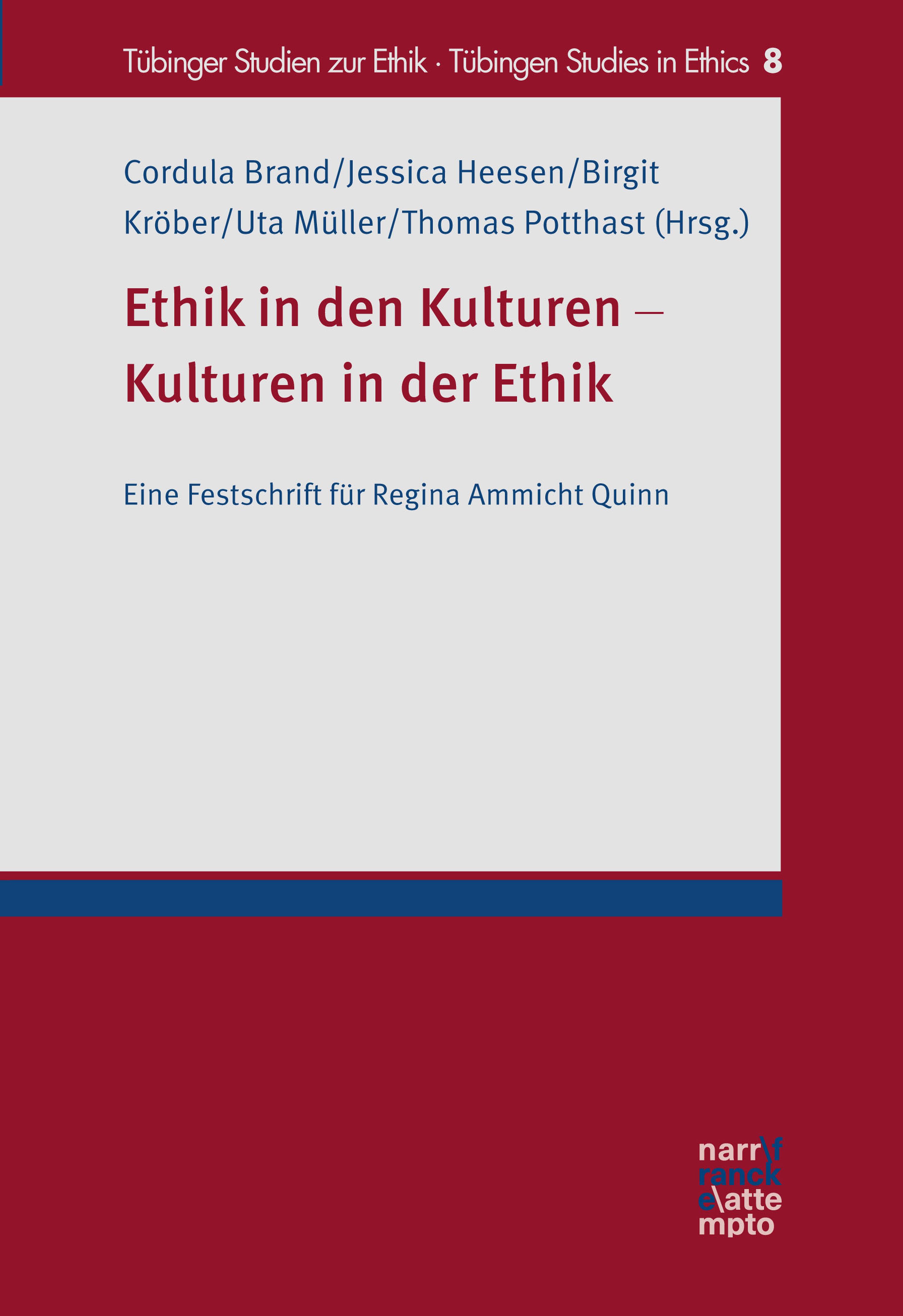 Обложка книги «Ethik in den Kulturen - Kulturen in der Ethik»