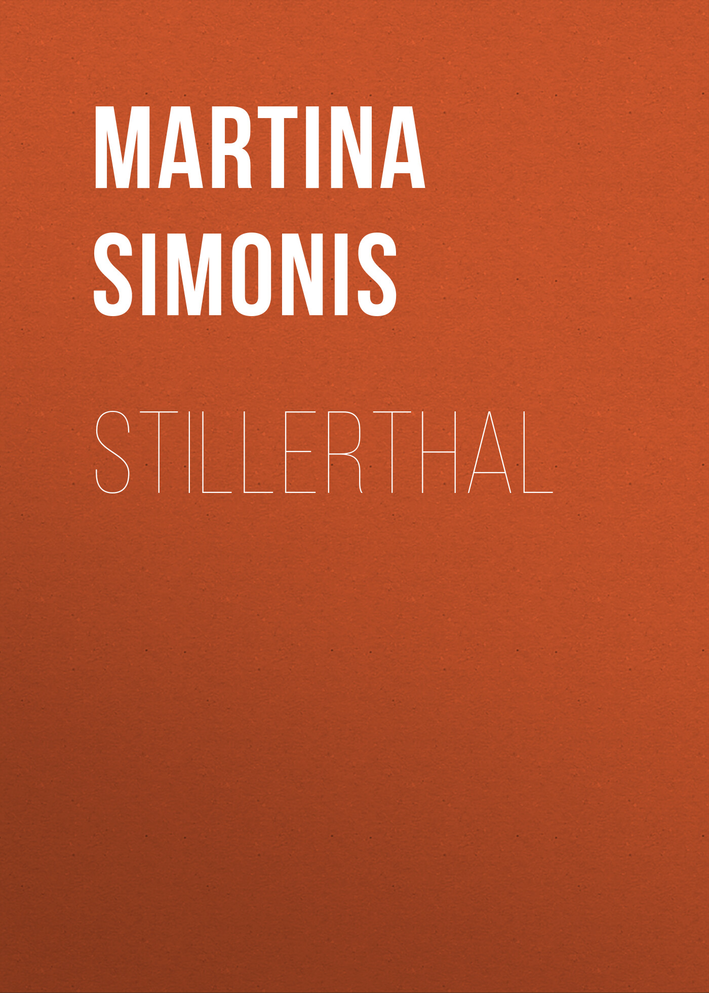 Обложка книги «Stillerthal»