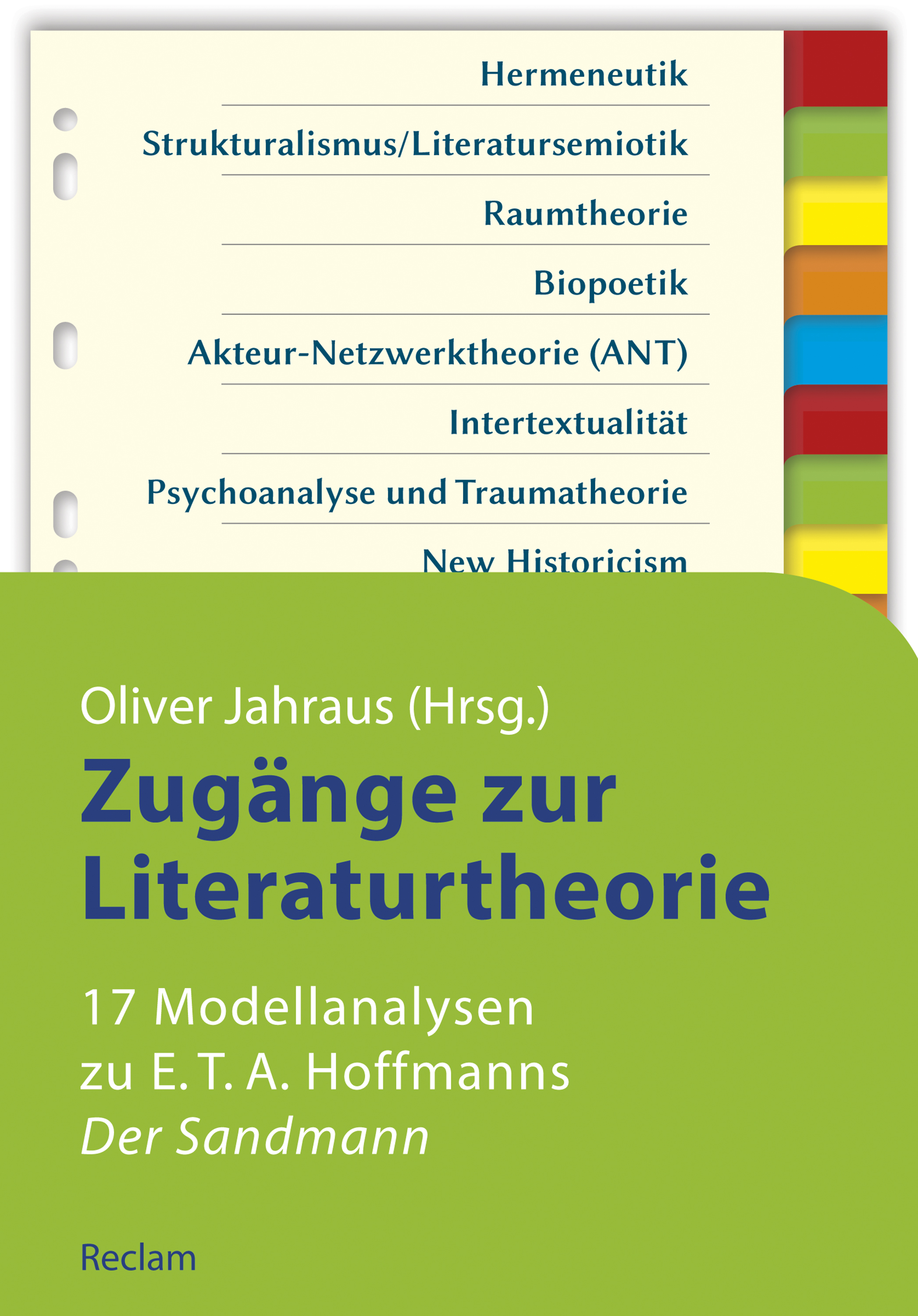Обложка книги «Zugänge zur Literaturtheorie. 17 Modellanalysen zu E.T.A. Hoffmanns "Der Sandmann"»