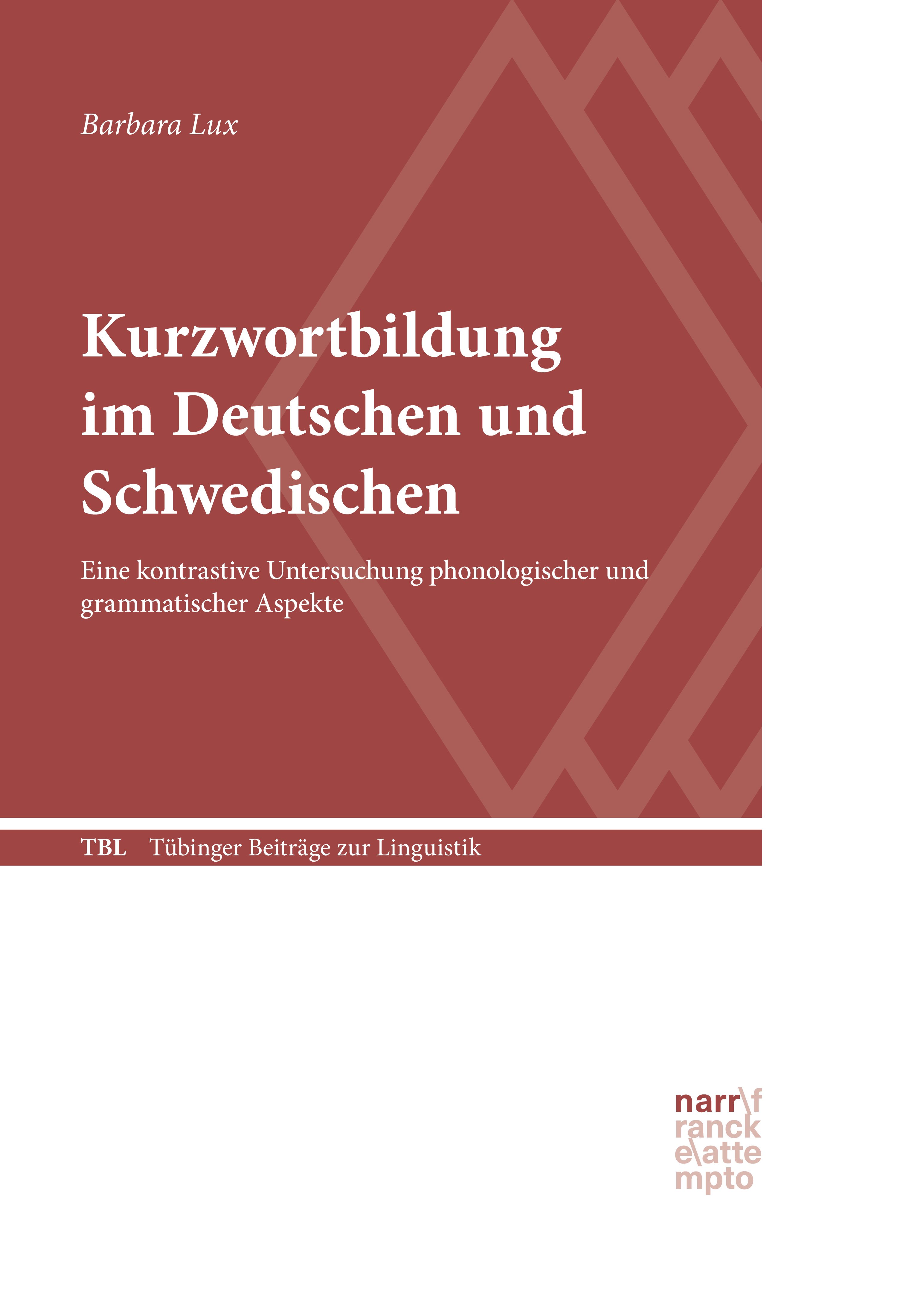 Обложка книги «Kurzwortbildung im Deutschen und Schwedischen»