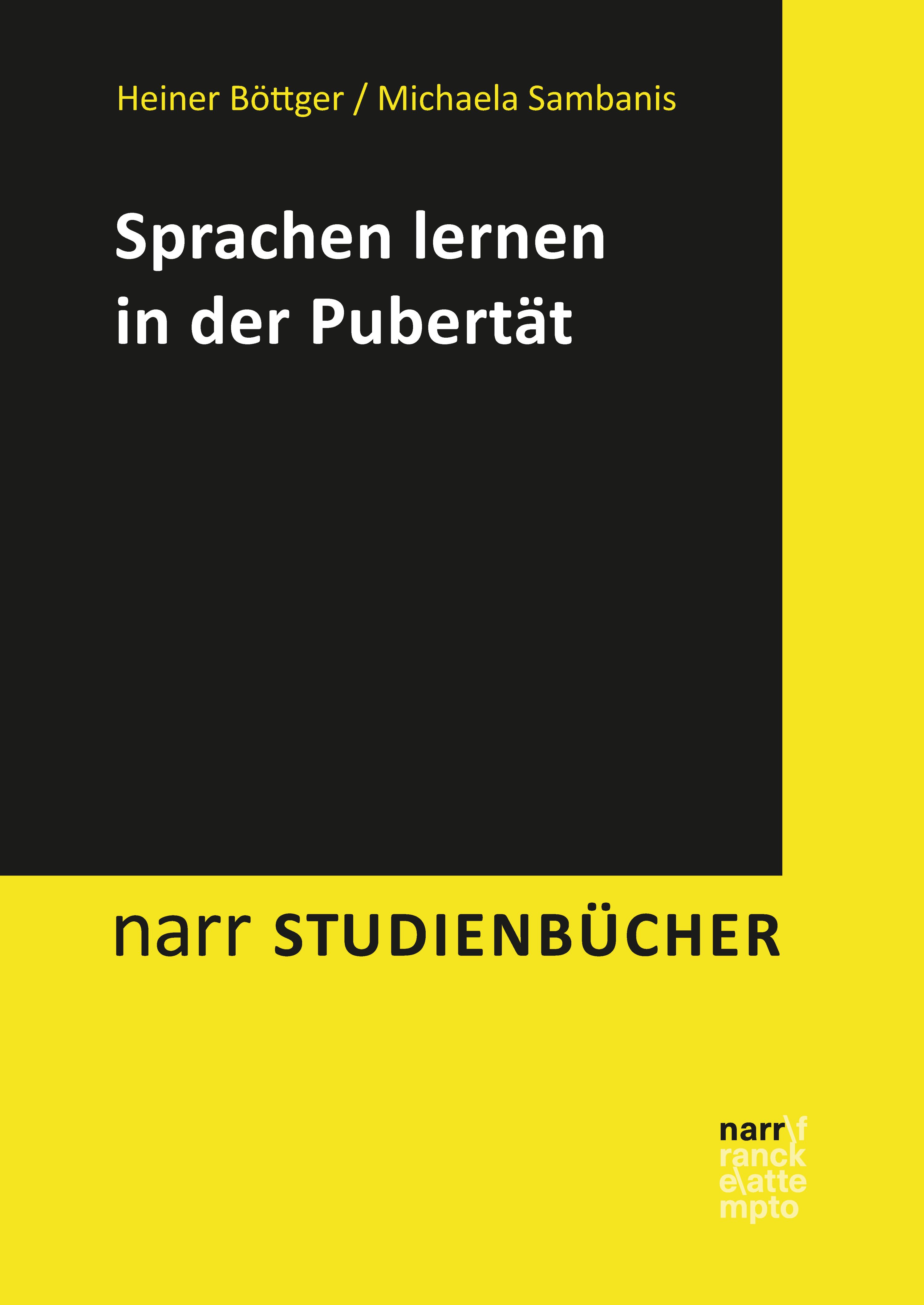Обложка книги «Sprachen lernen in der Pubertät»