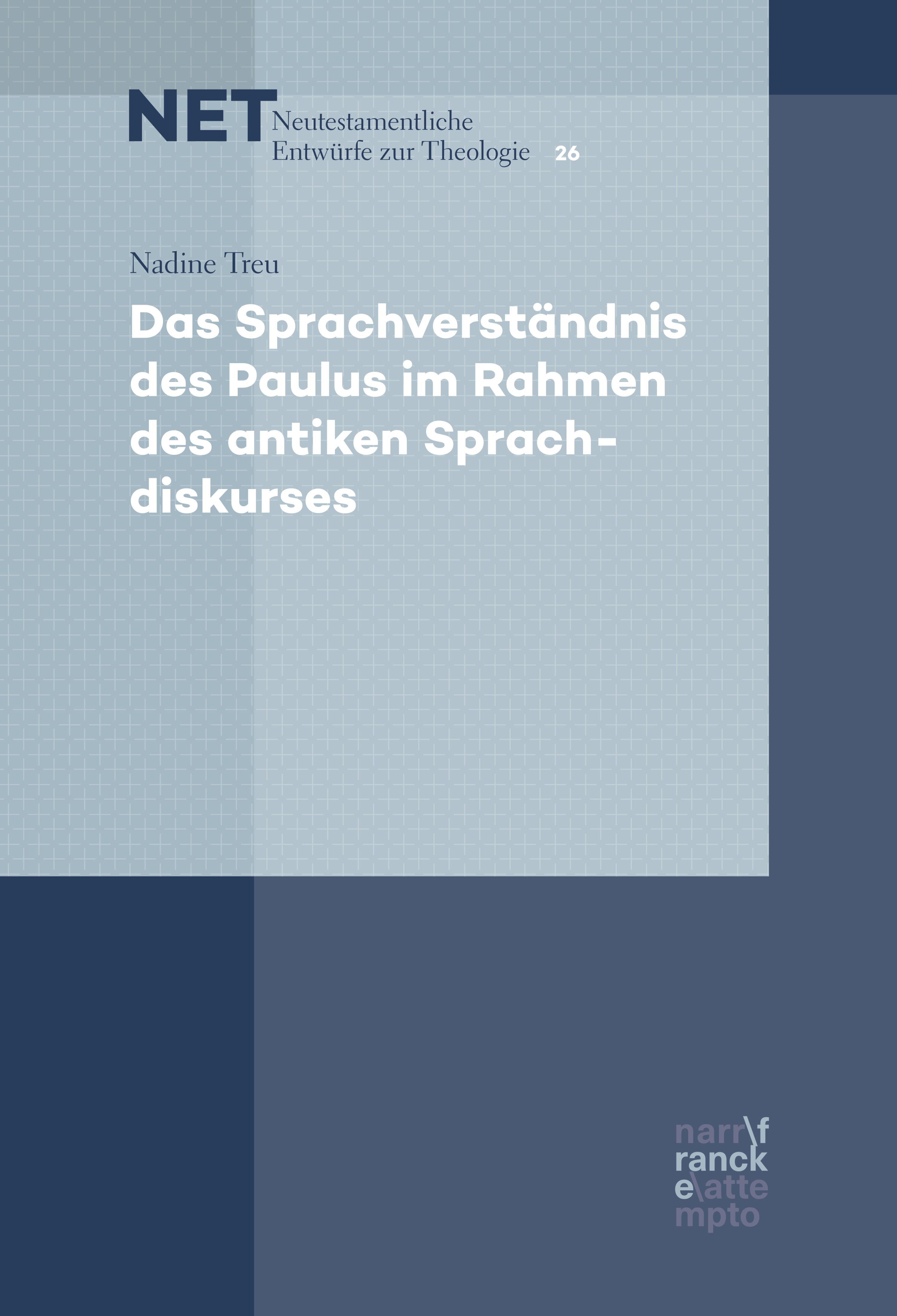 Обложка книги «Das Sprachverständnis des Paulus im Rahmen des antiken Sprachdiskurses»
