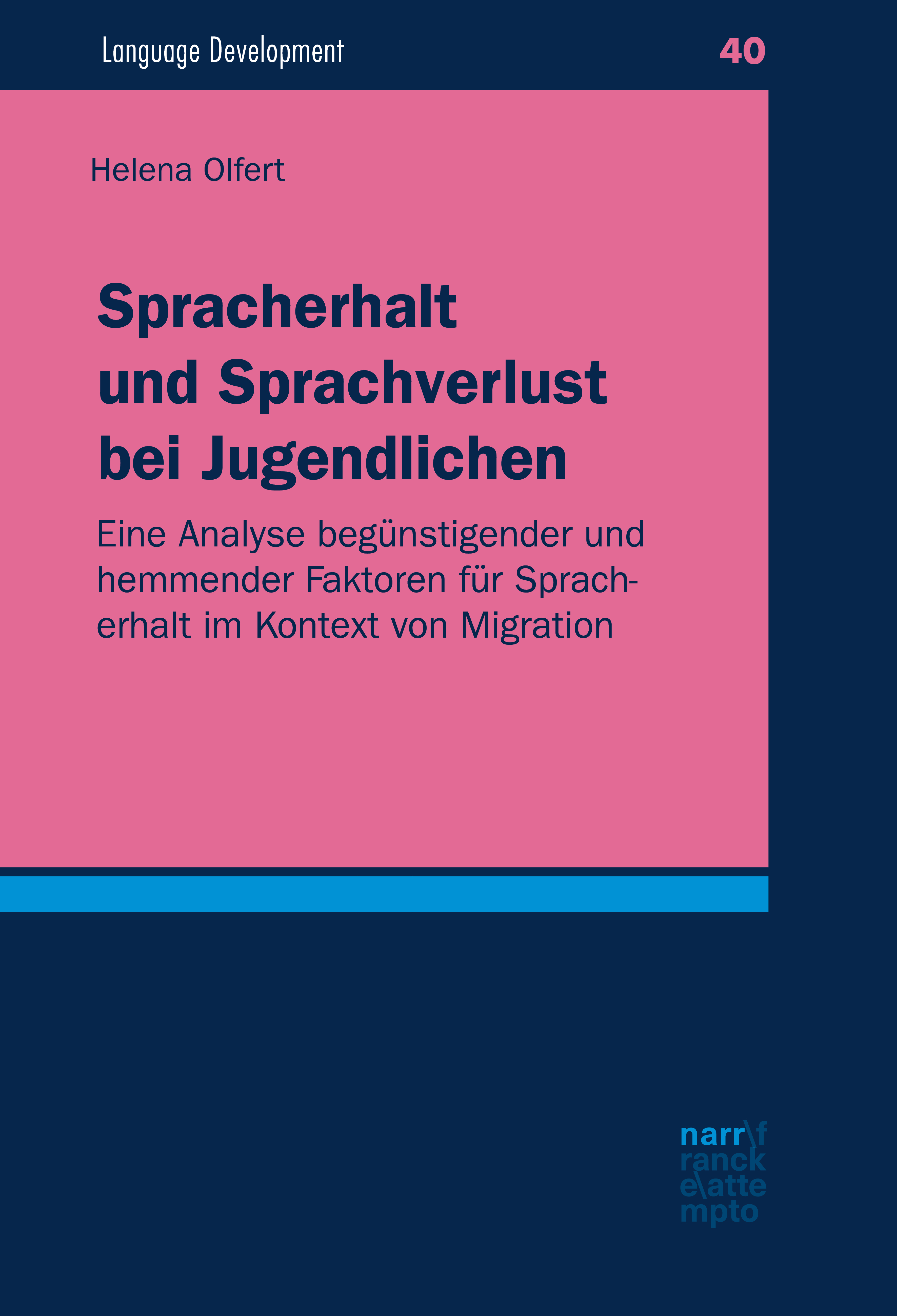 Обложка книги «Spracherhalt und Sprachverlust bei Jugendlichen»