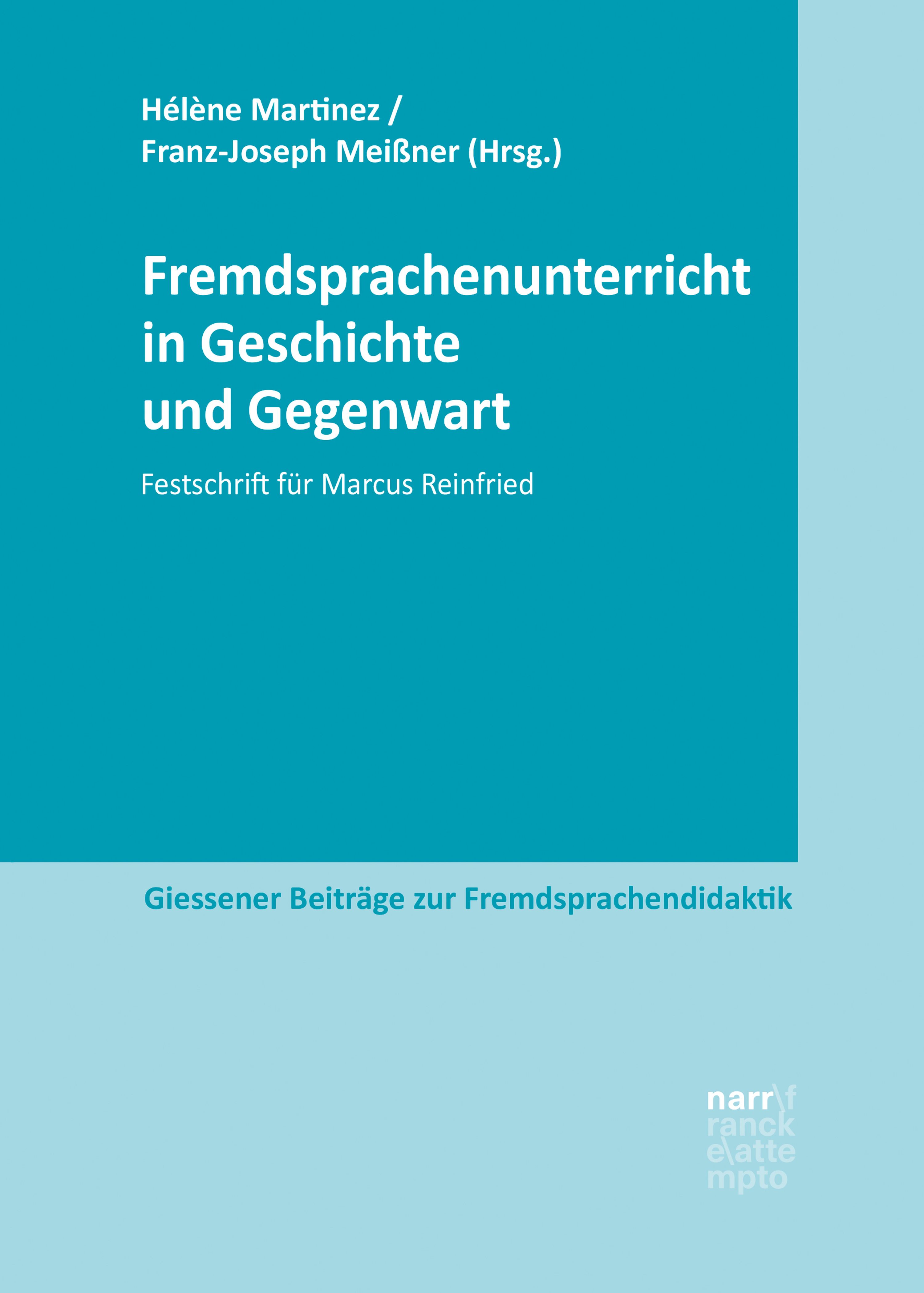 Обложка книги «Fremdsprachenunterricht in Geschichte und Gegenwart»