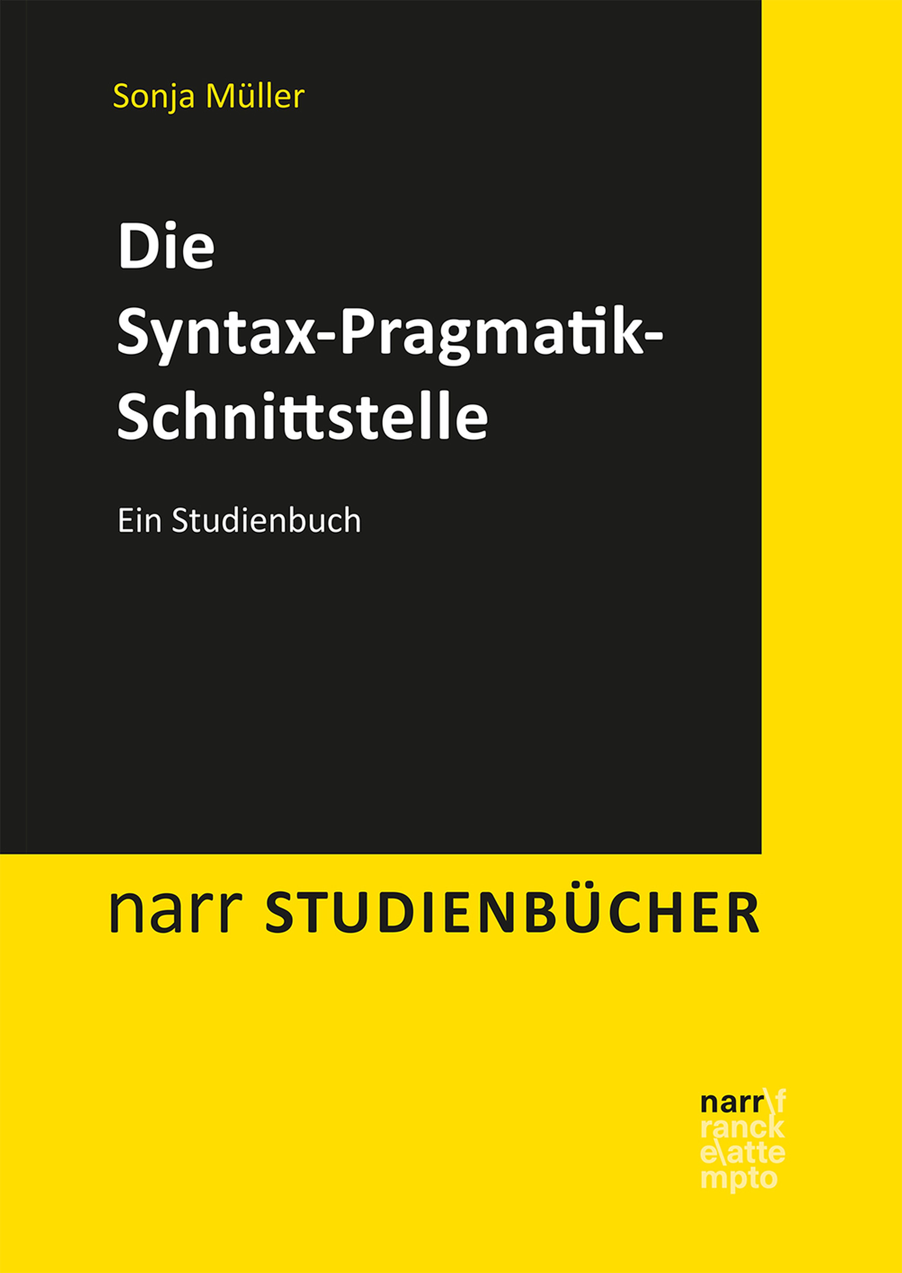 Обложка книги «Die Syntax-Pragmatik-Schnittstelle»