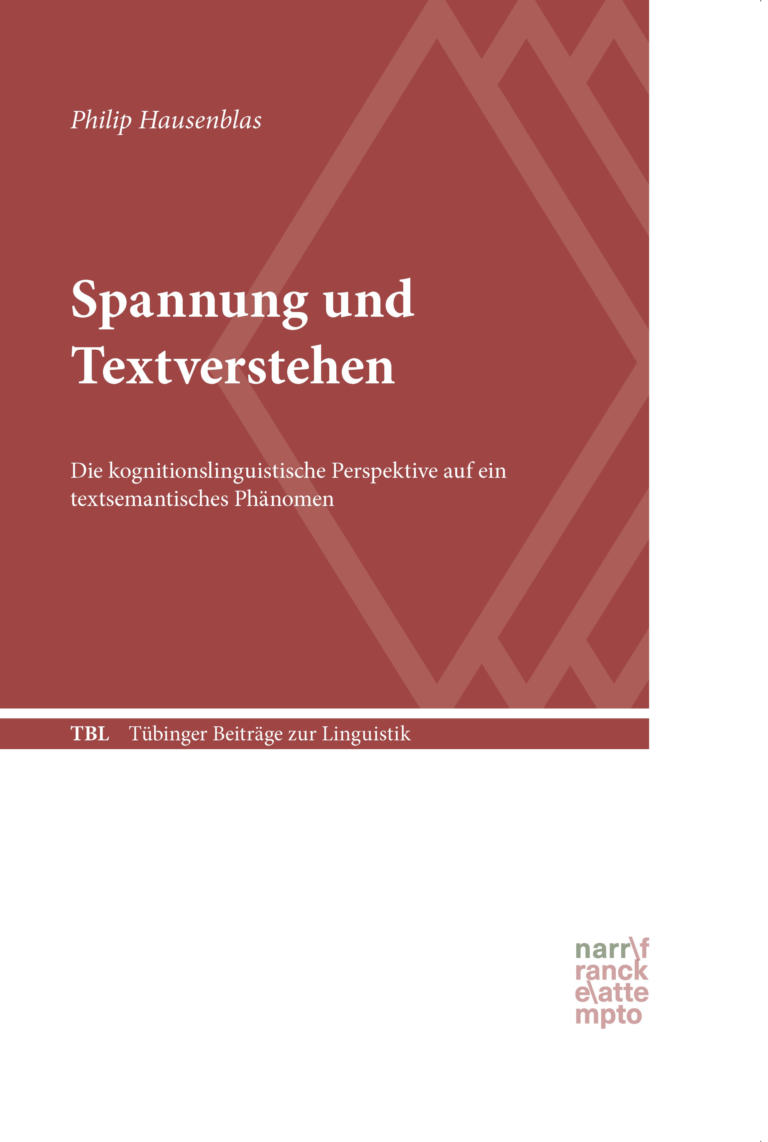 Обложка книги «Spannung und Textverstehen»