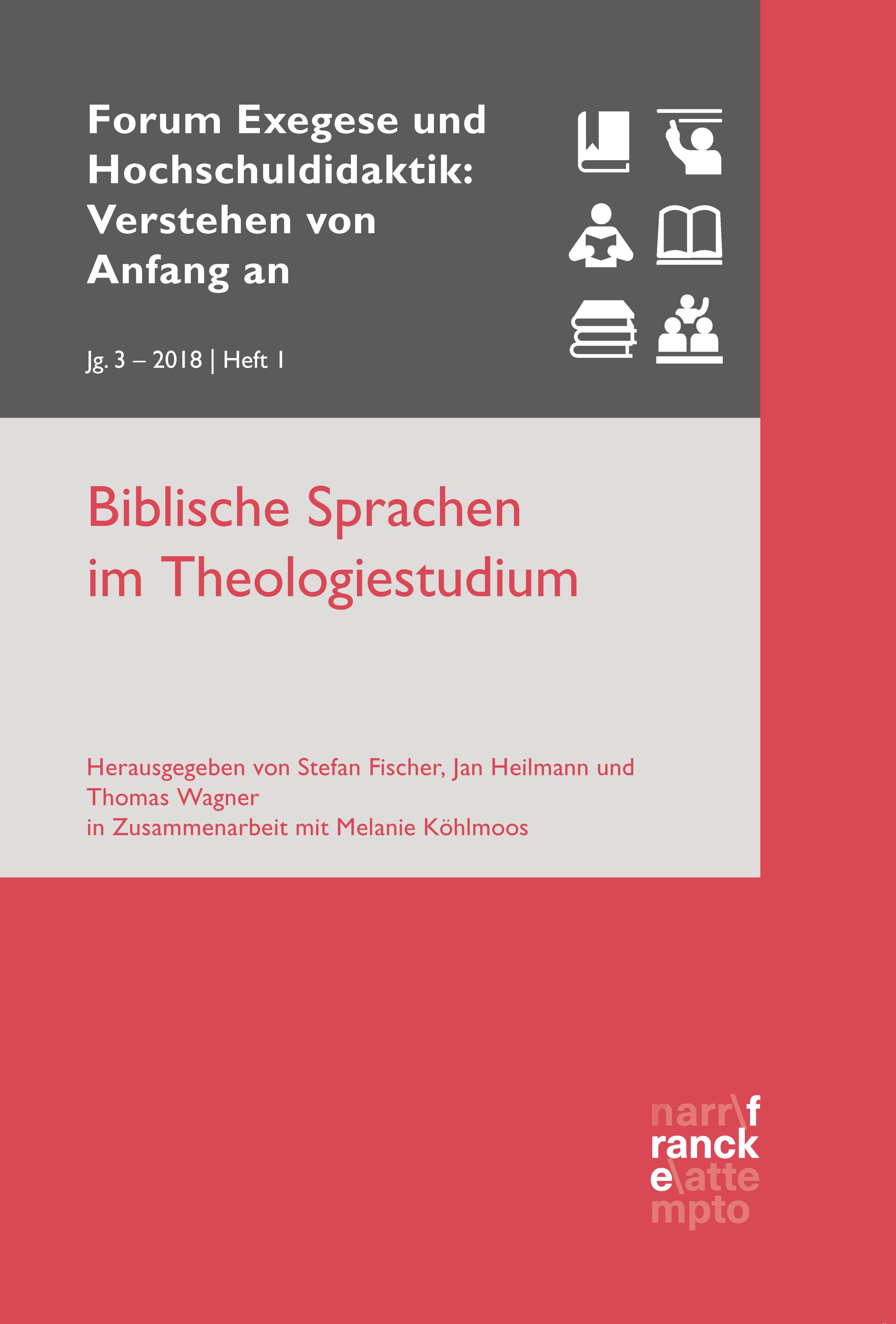 Обложка книги «Biblische Sprachen im Theologiestudium»