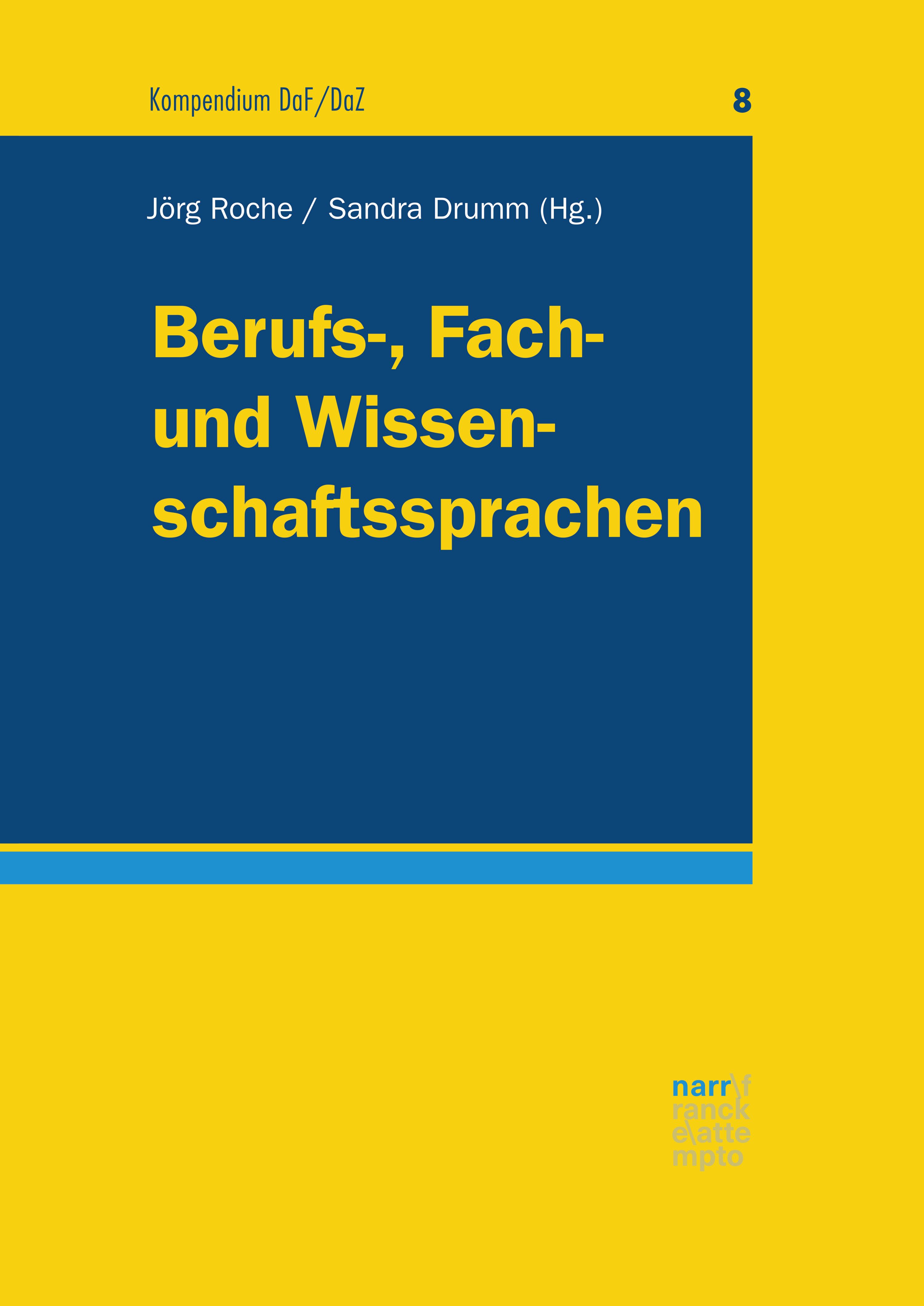 Обложка книги «Berufs-, Fach- und Wissenschaftssprachen»