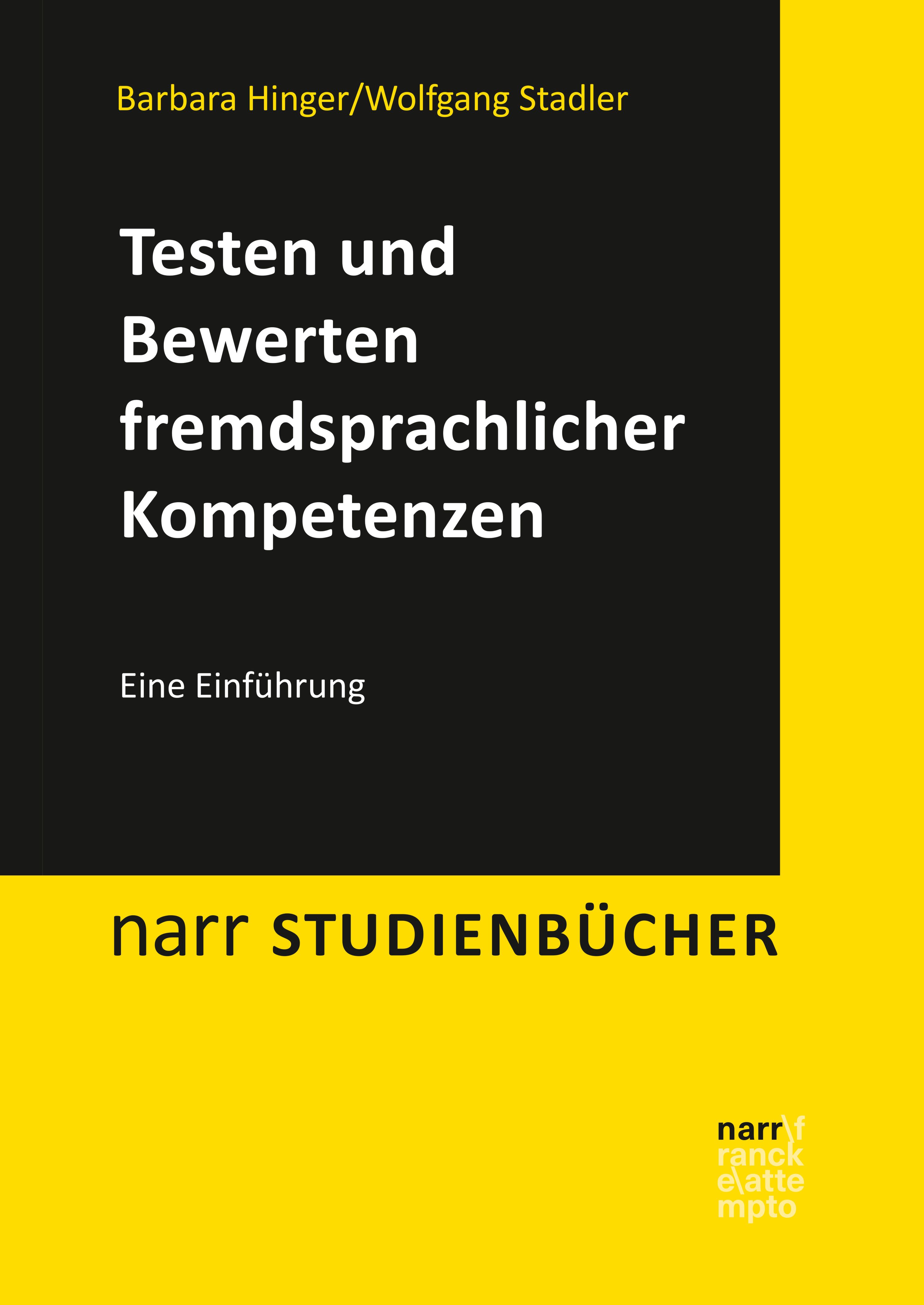 Обложка книги «Testen und Bewerten fremdsprachlicher Kompetenzen»