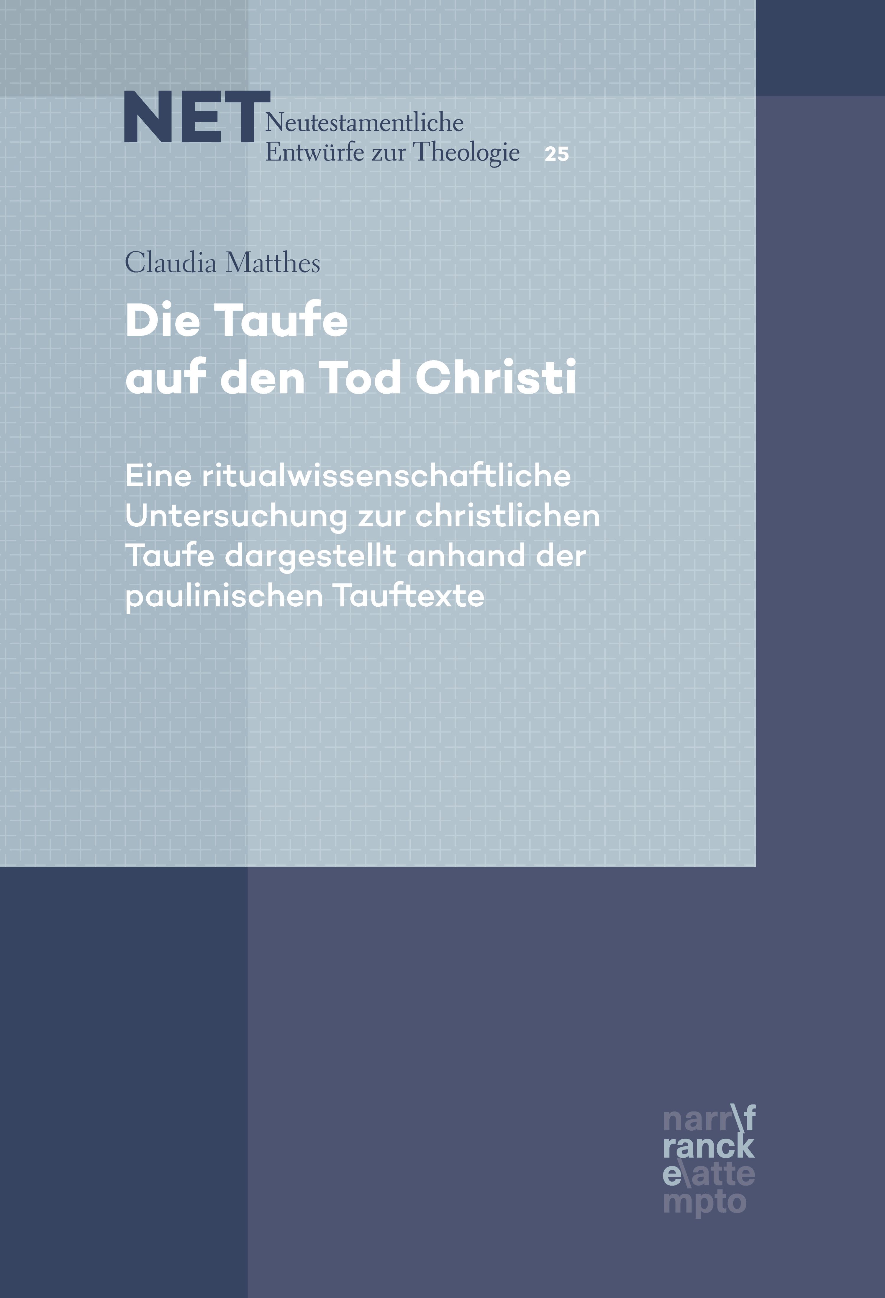Обложка книги «Die Taufe auf den Tod Christi»