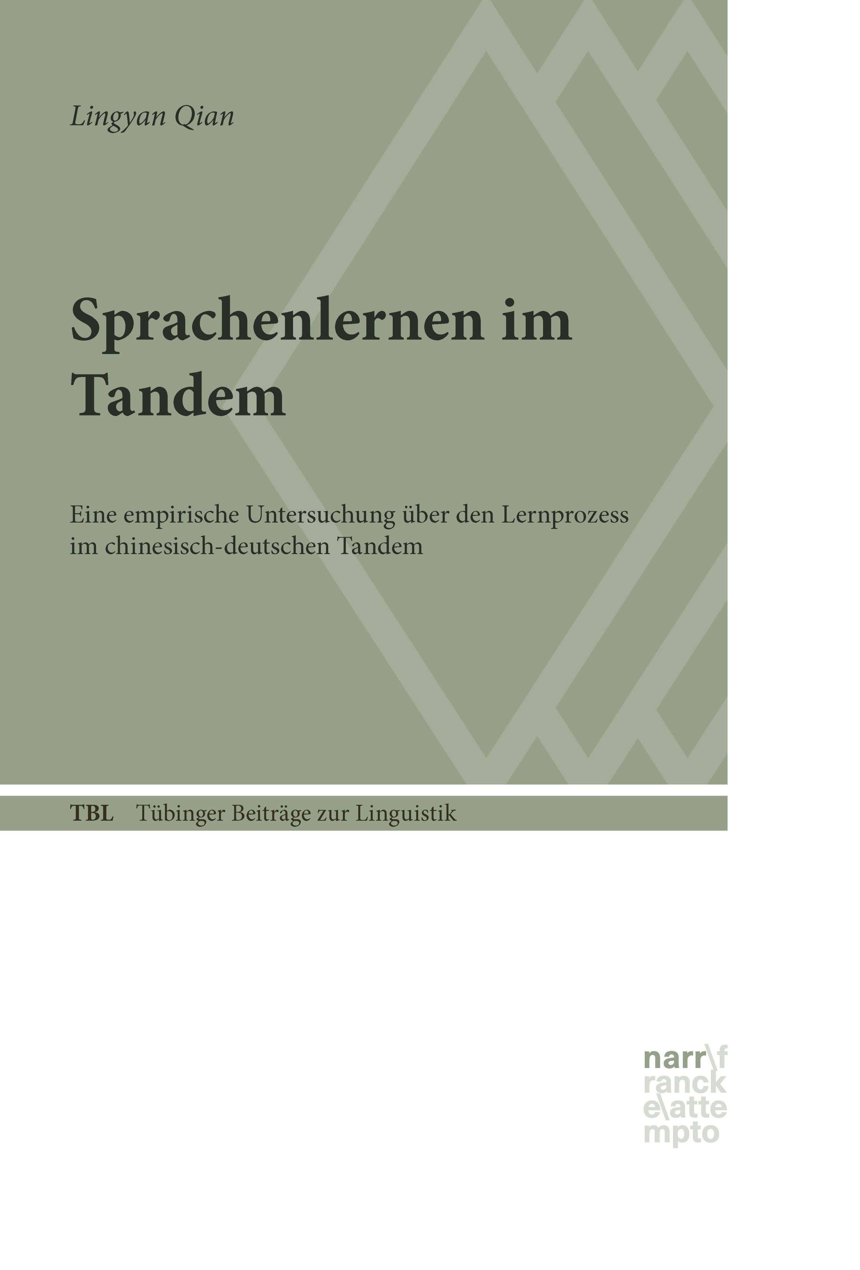 Обложка книги «Sprachenlernen im Tandem»