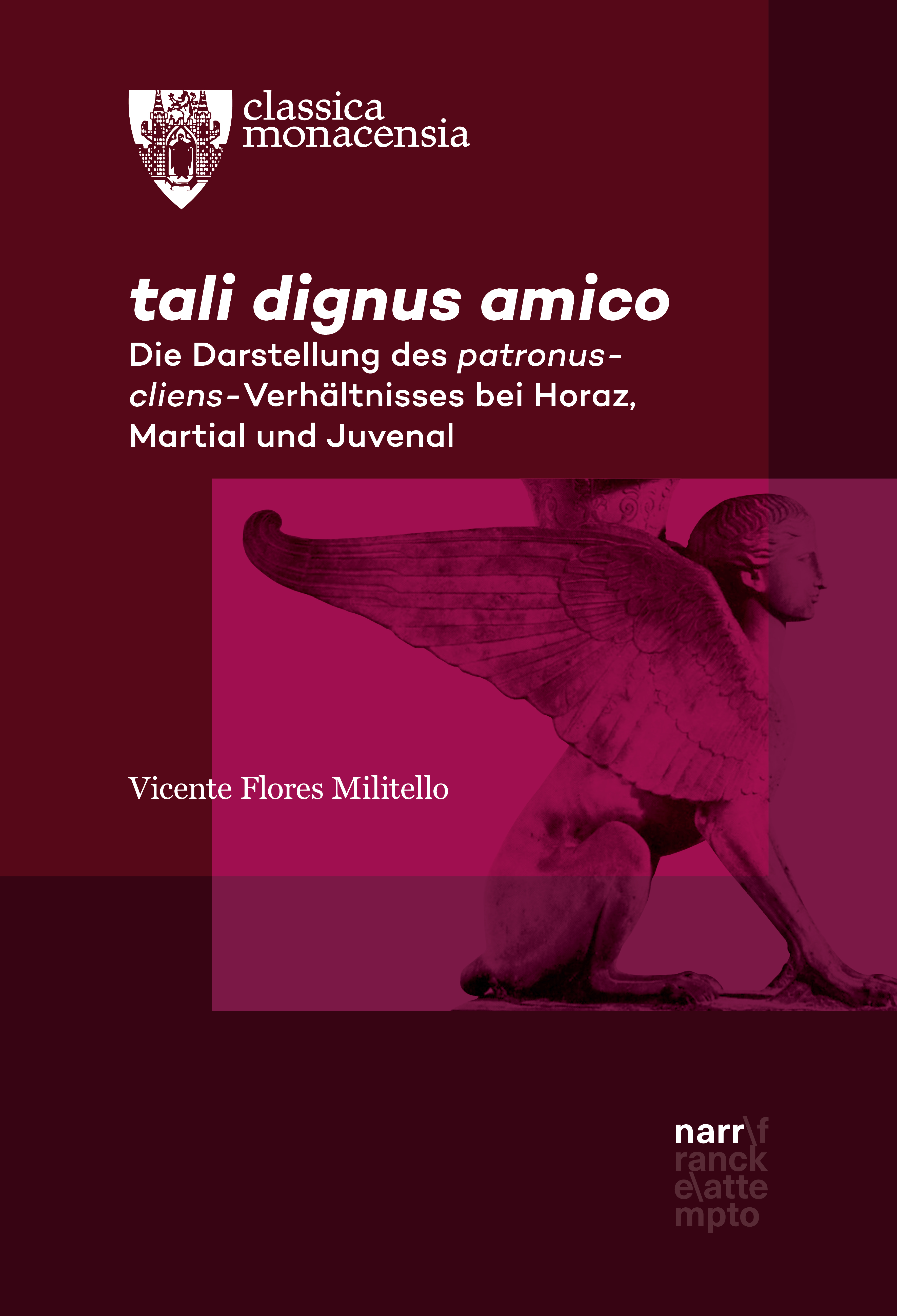 Обложка книги «tali dignus amico»
