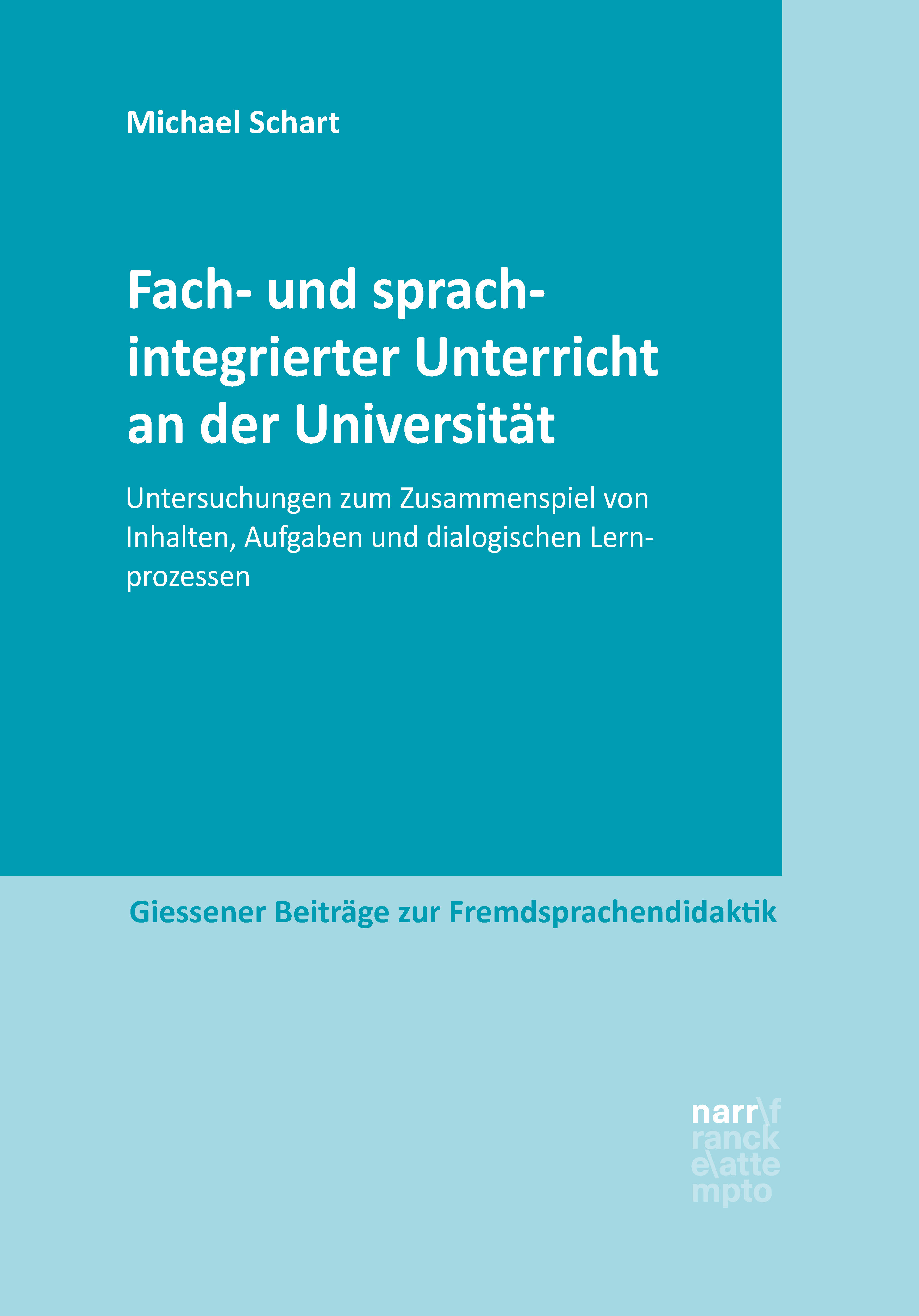 Обложка книги «Fach- und sprachintegrierter Unterricht an der Universität»