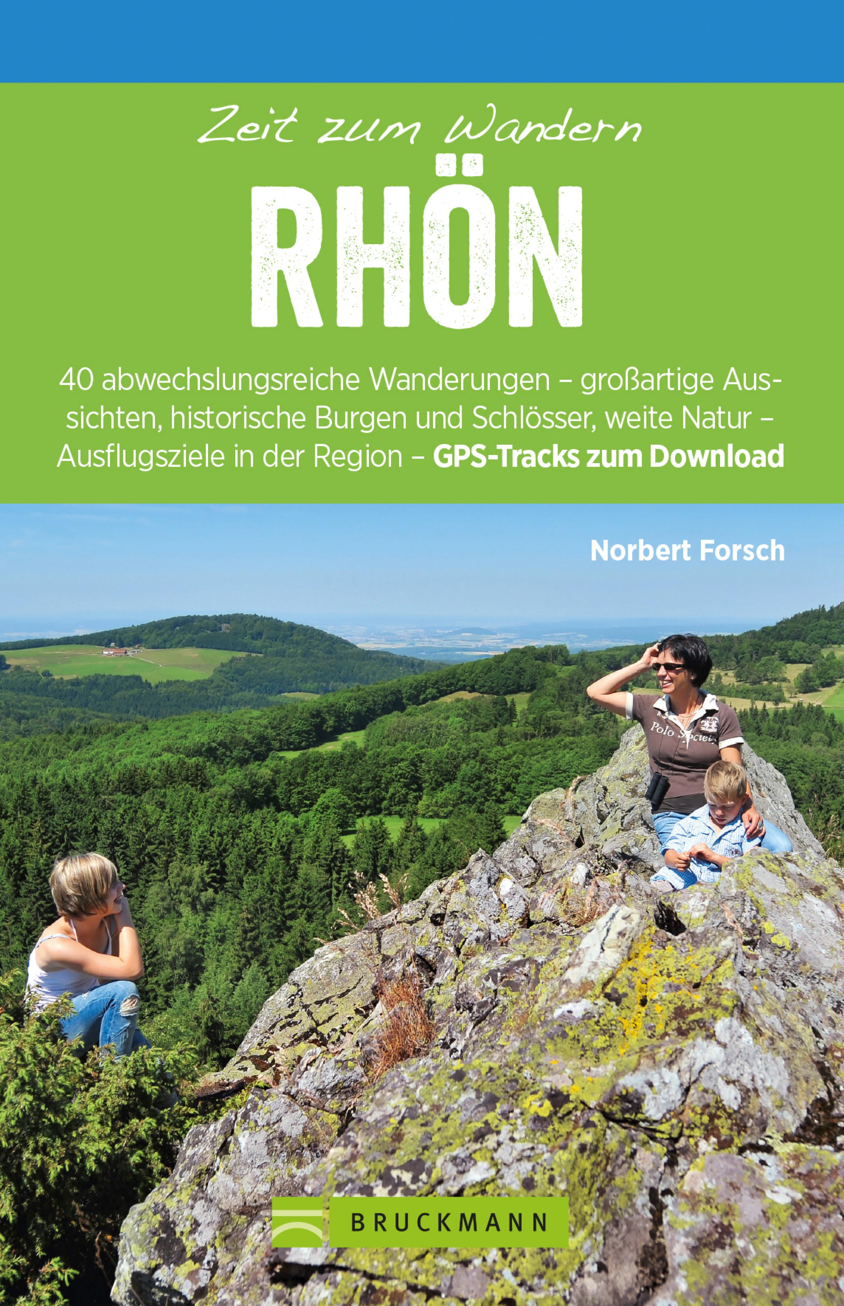 Обложка книги «Bruckmann Wanderführer: Zeit zum Wandern Rhön»