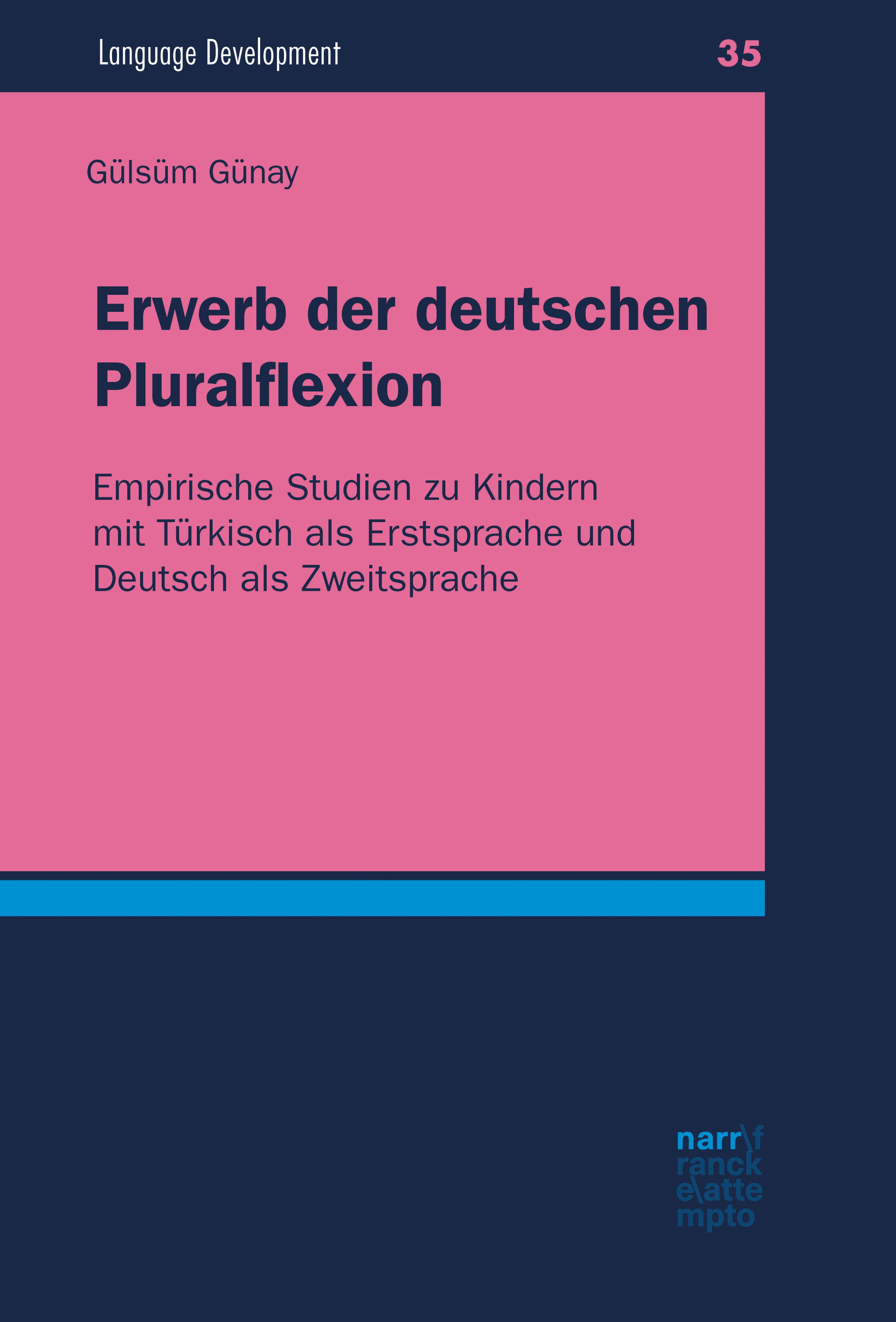 Обложка книги «Erwerb der deutschen Pluralflexion»