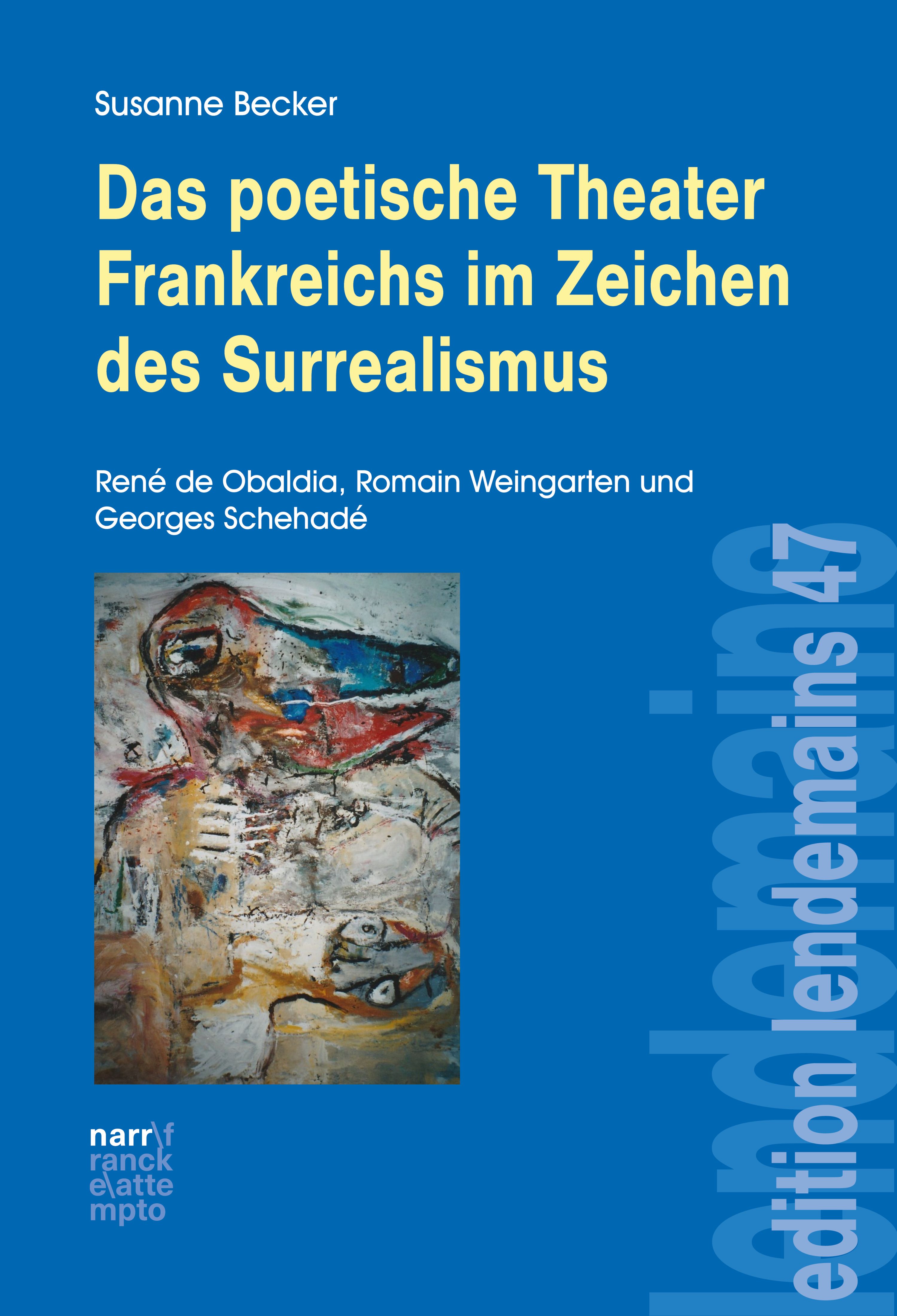 Обложка книги «Das poetische Theater Frankreichs im Zeichen des Surrealismus»