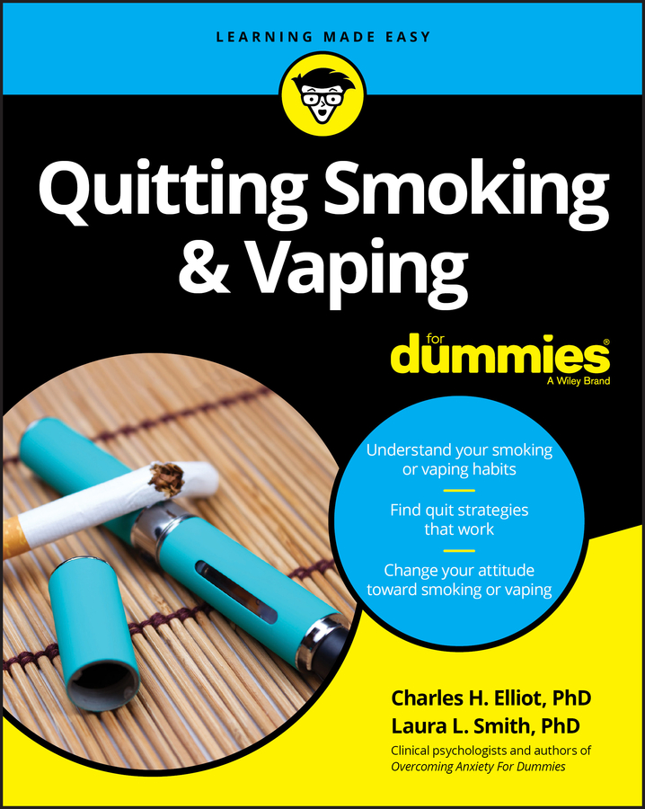 Обложка книги «Quitting Smoking and Vaping For Dummies»