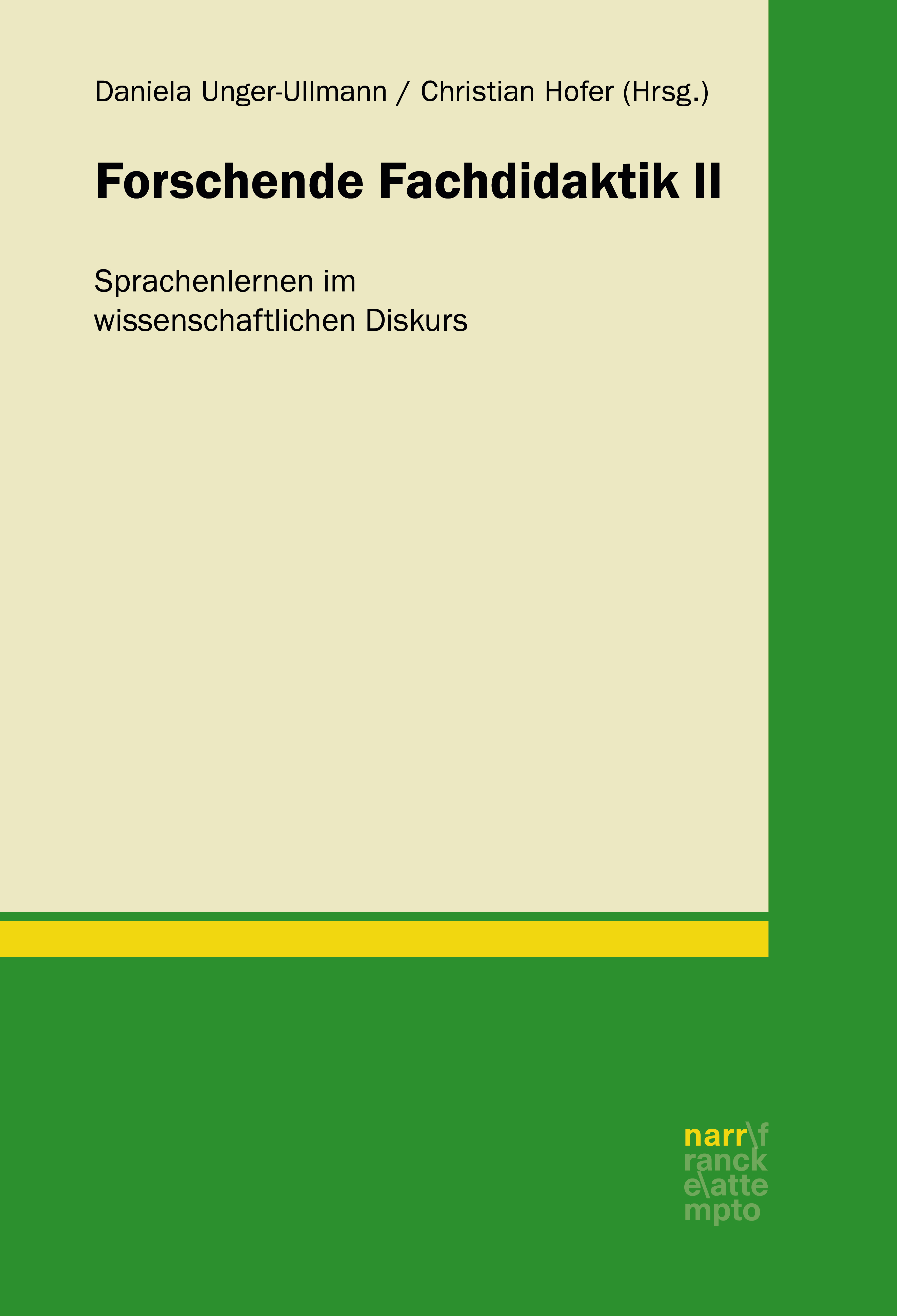 Обложка книги «Forschende Fachdidaktik II»