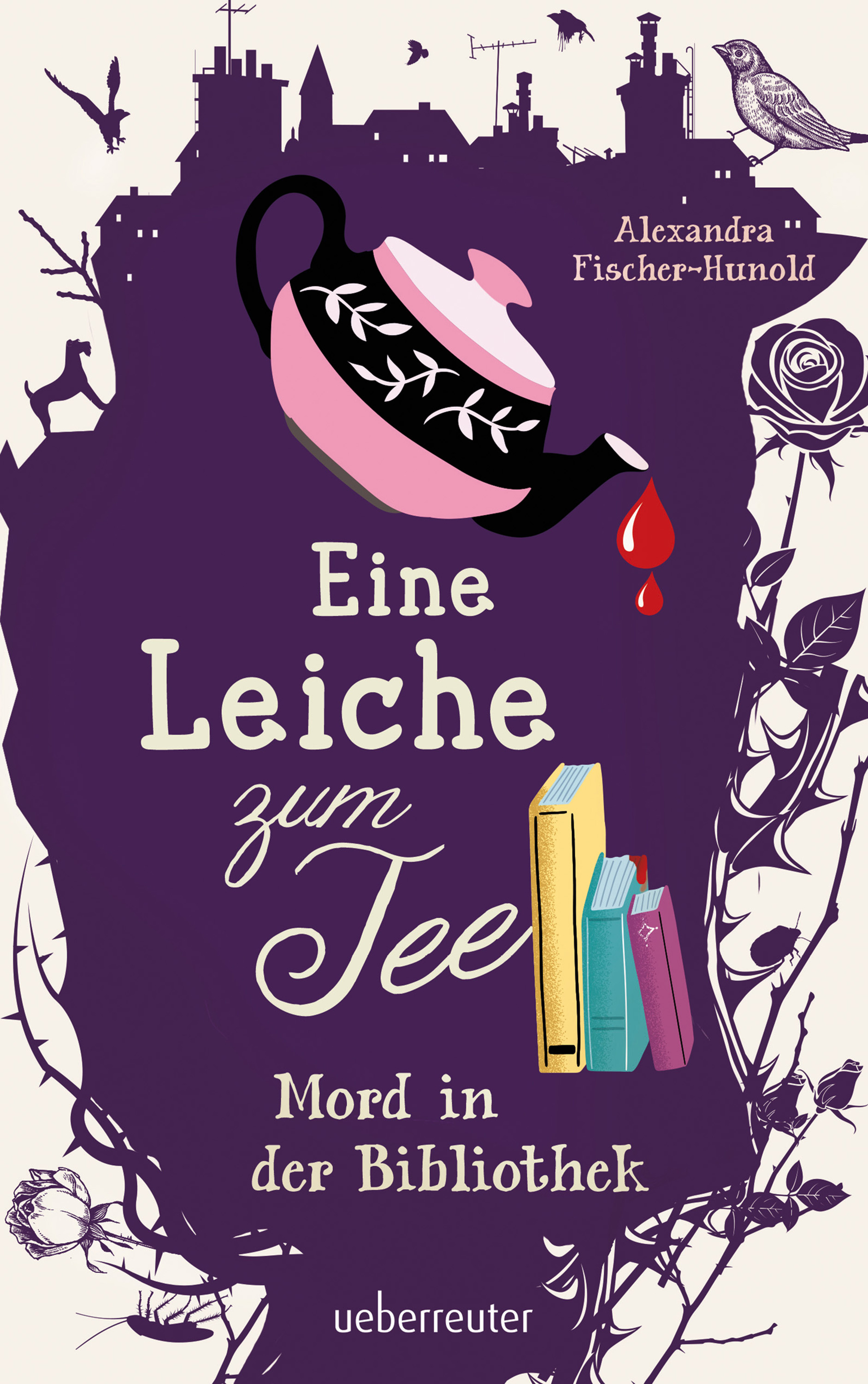Обложка книги «Eine Leiche zum Tee - Mord in der Bibliothek»