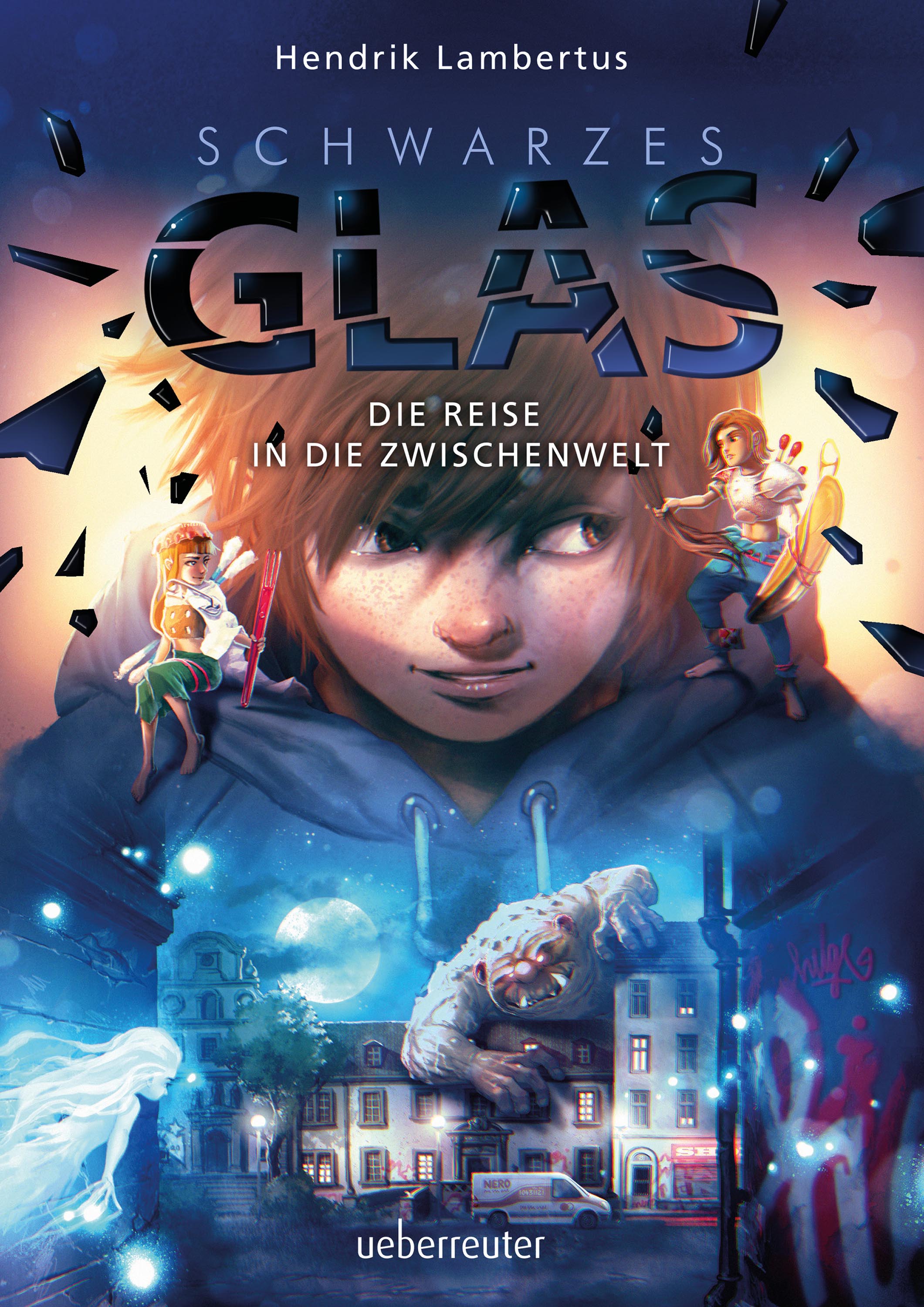 Обложка книги «Schwarzes Glas - Die Reise in die Zwischenwelt»