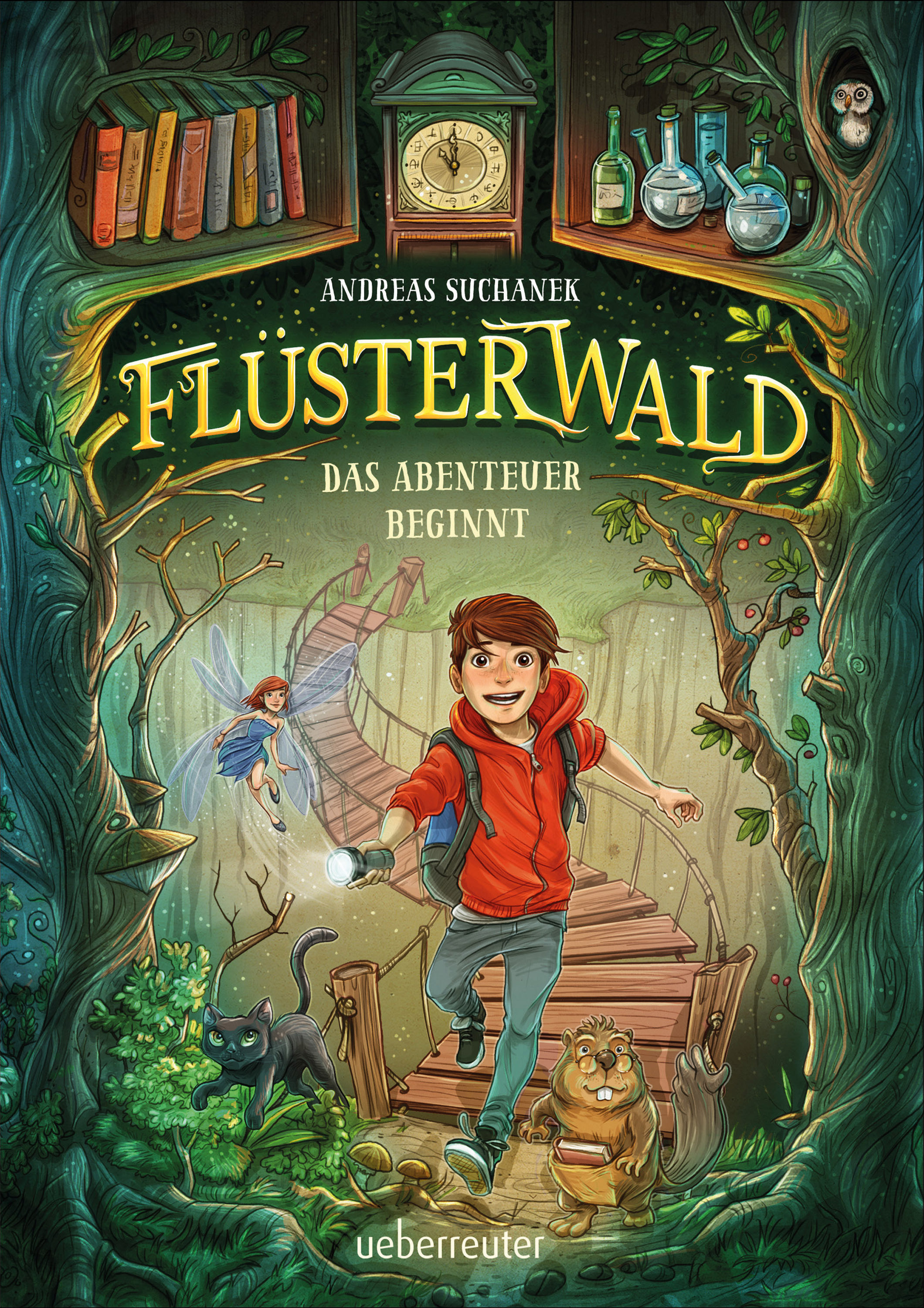 Обложка книги «Flüsterwald - Das Abenteuer beginnt (Flüsterwald, Bd. 1)»