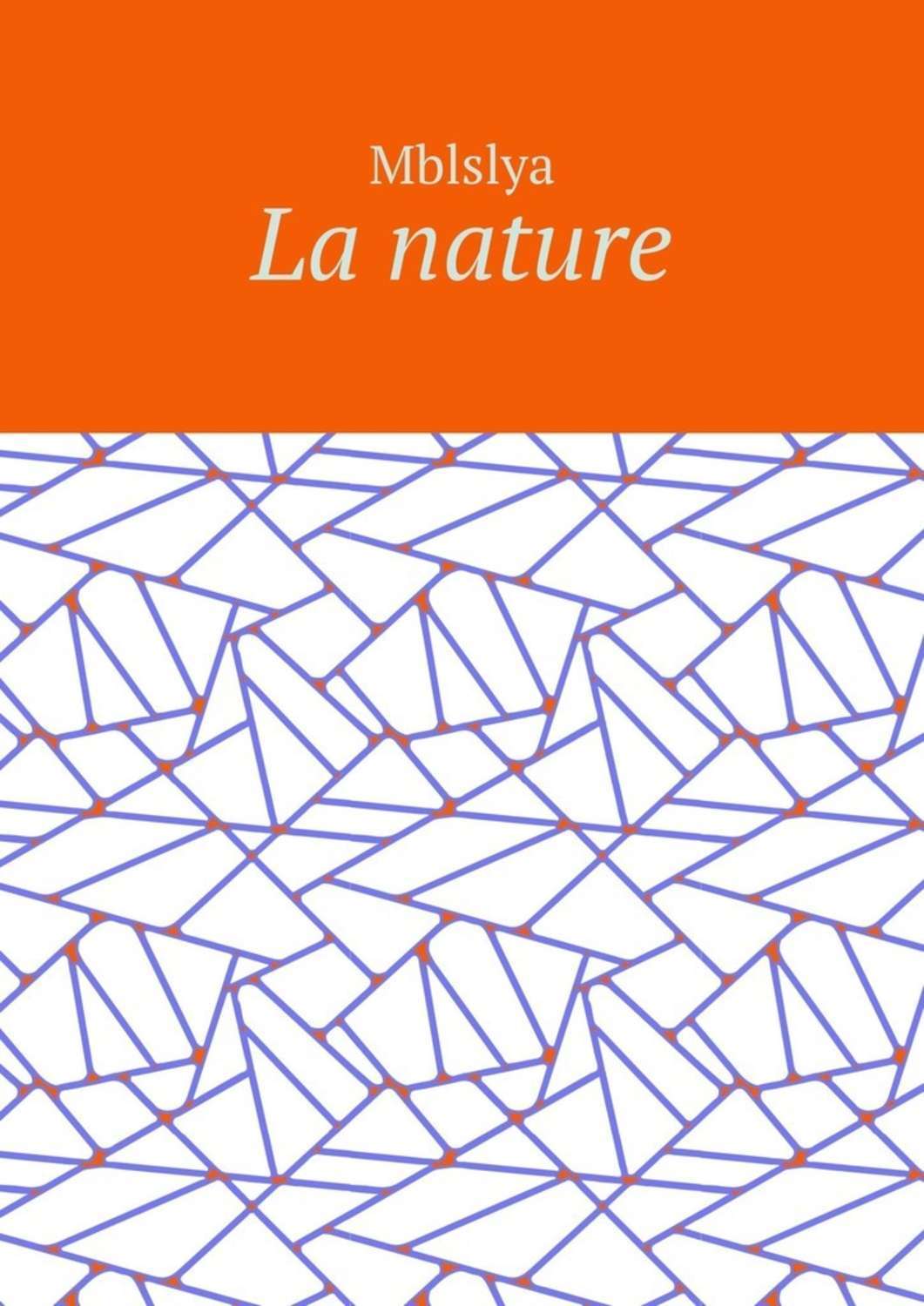 Обложка книги «La nature»