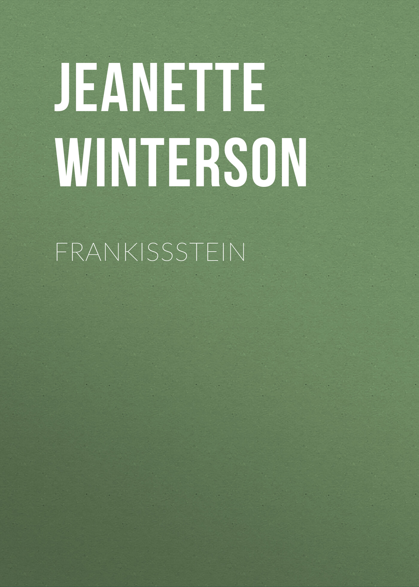 Обложка книги «Frankissstein»