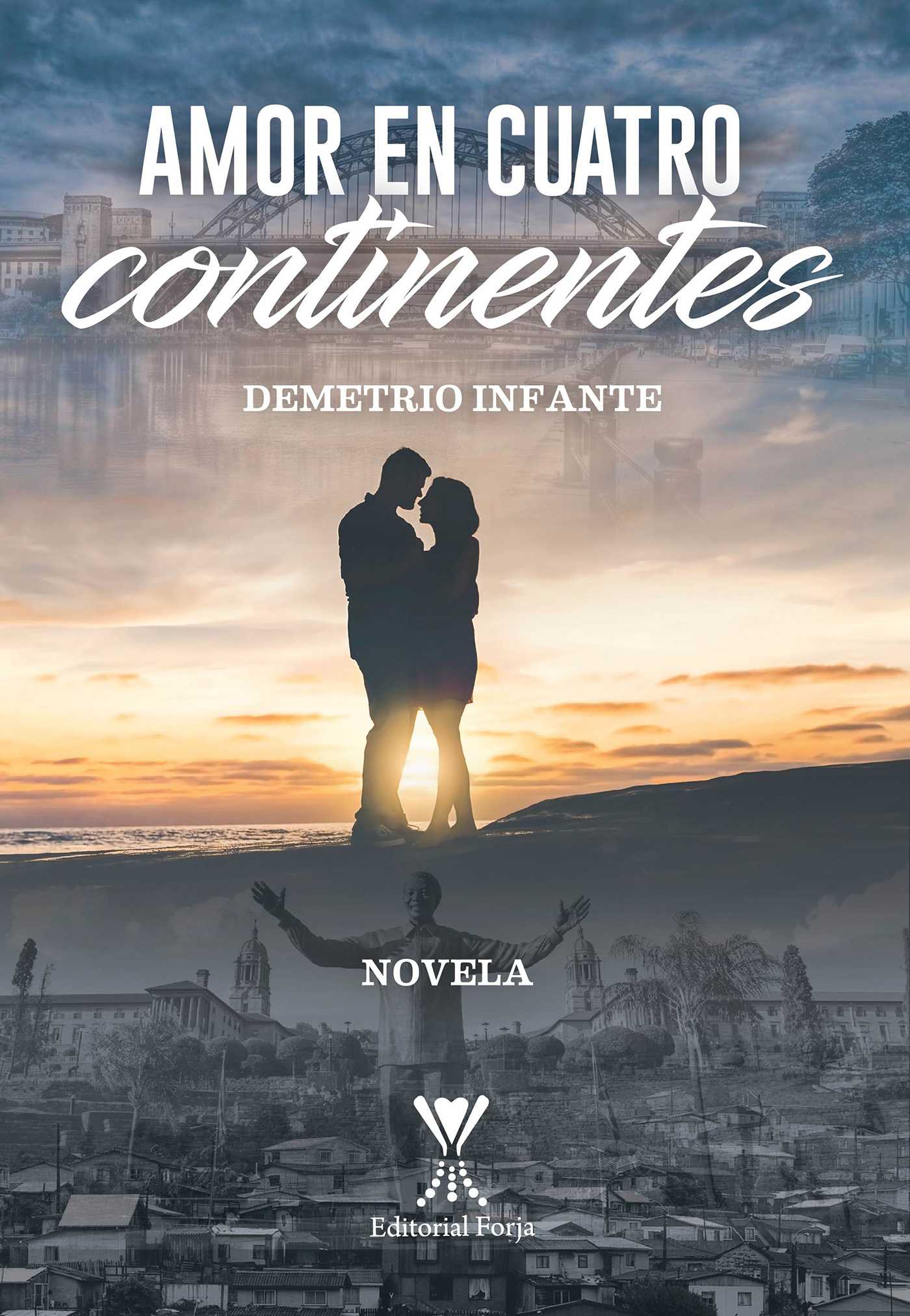Обложка книги «Amor en cuatro continentes»