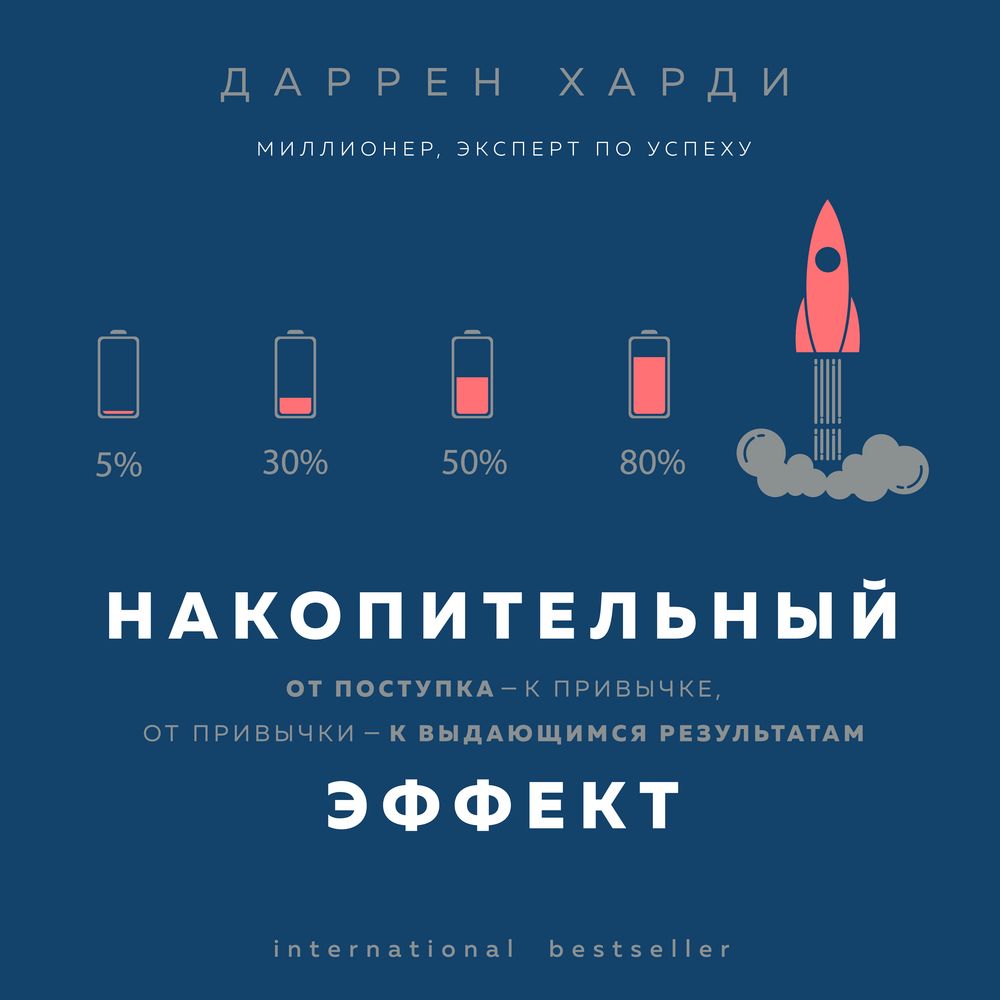 Обложка книги «Накопительный эффект. От поступка – к привычке, от привычки – к выдающимся результатам»