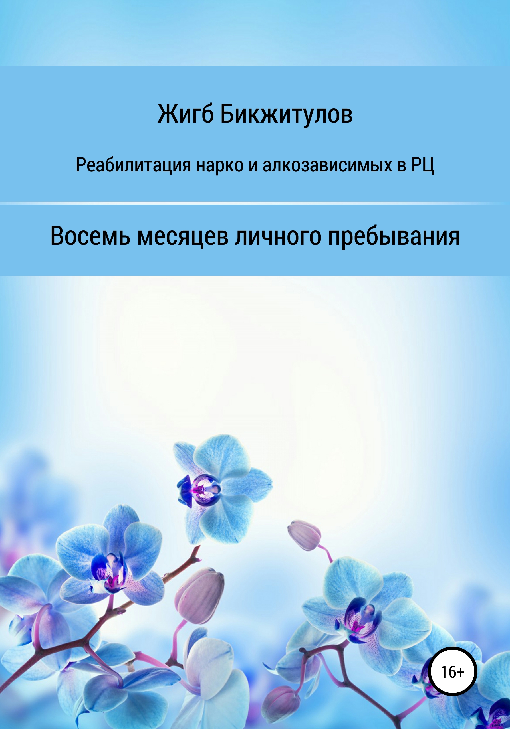 Обложка книги «Реабилитация нарко- и алкозависимых в РЦ. Восемь месяцев личного пребывания»
