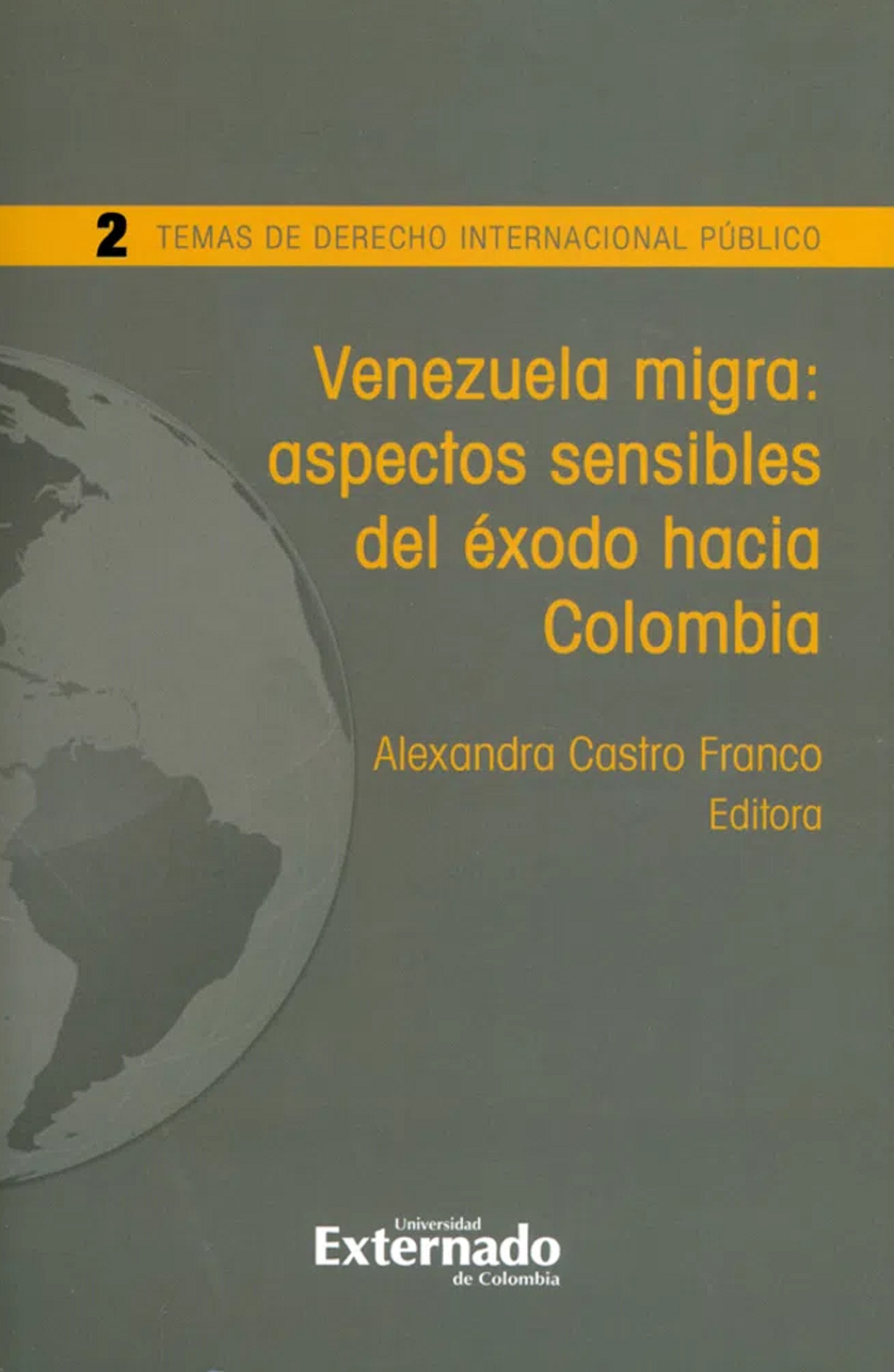 Обложка книги «Venezuela migra: aspectos sensibles del éxodo hacia Colombia»