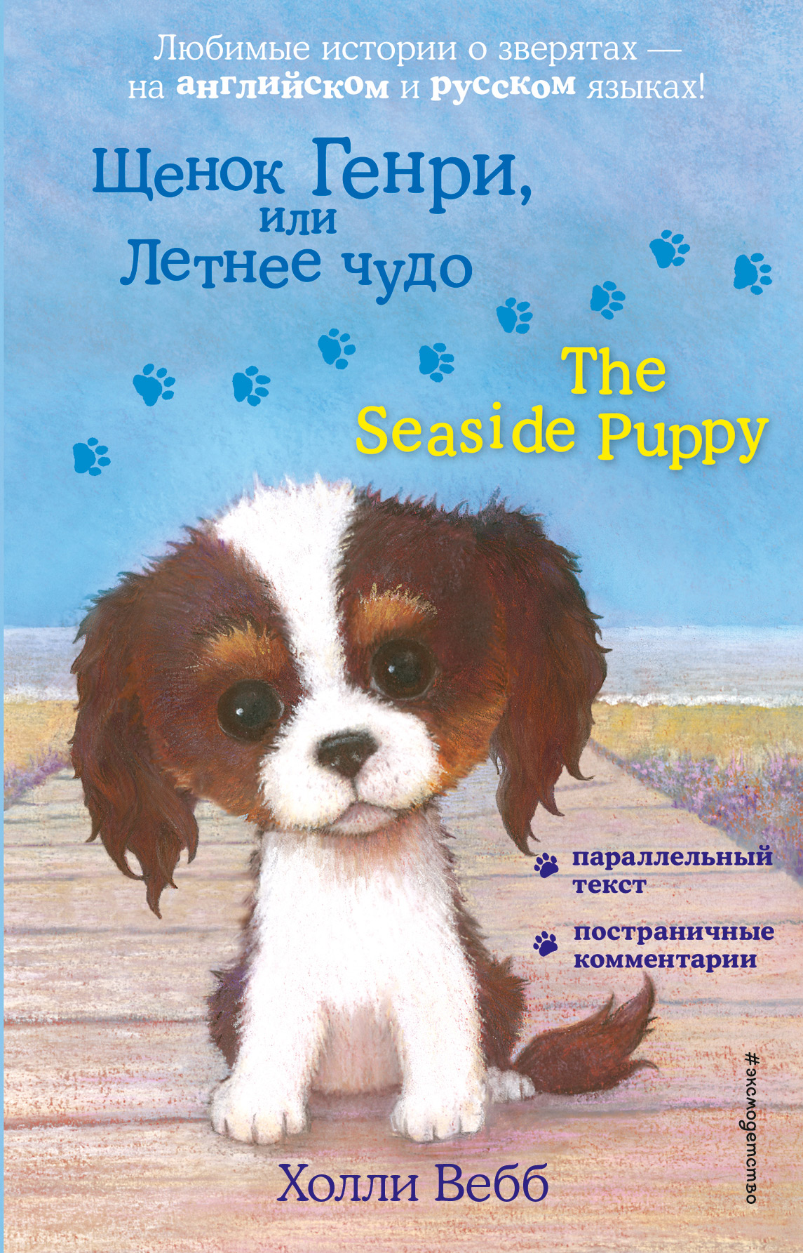Обложка книги «Щенок Генри, или Летнее чудо / The Seaside Puppy»