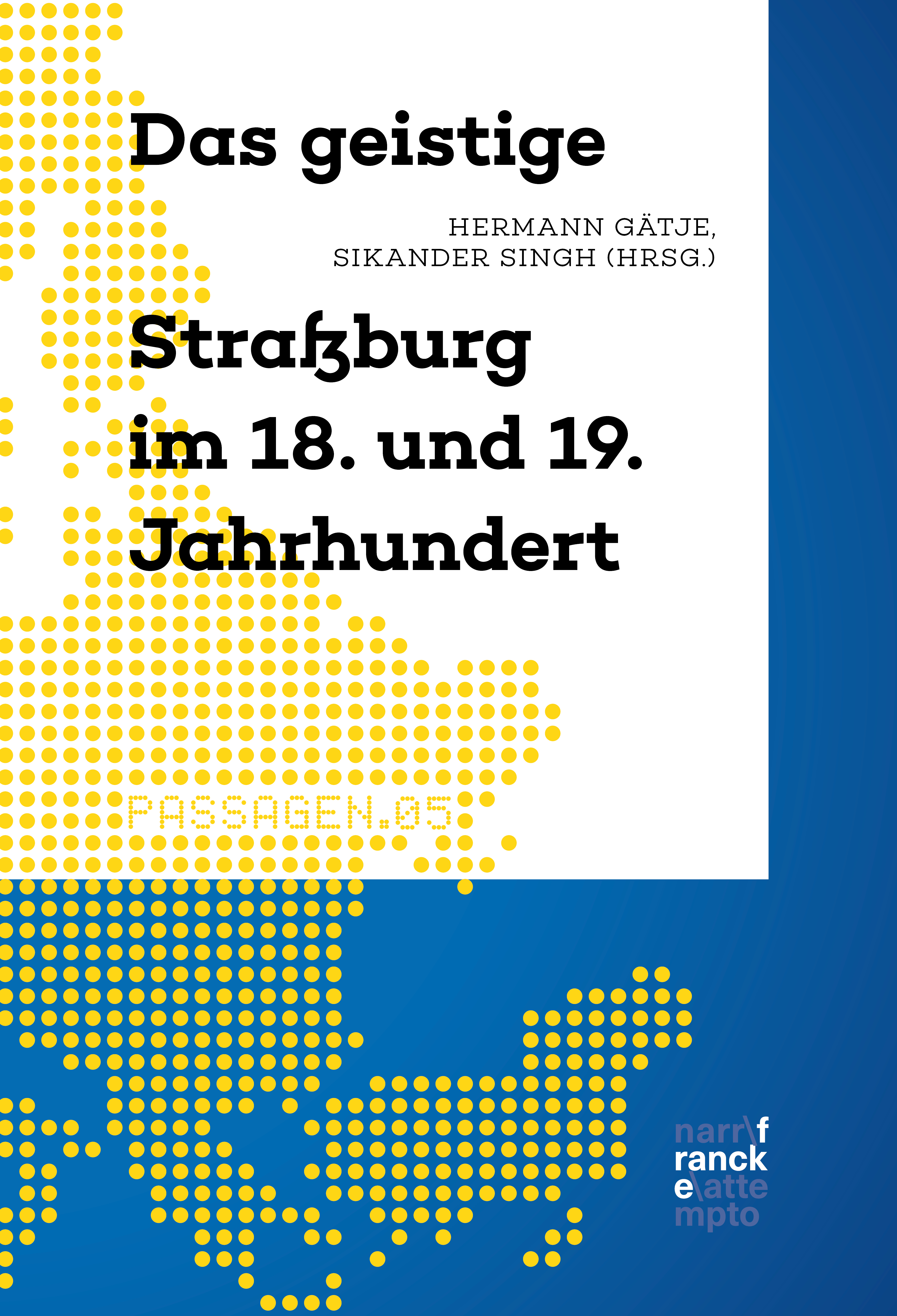 Обложка книги «Das geistige Straßburg im 18. und 19. Jahrhundert»