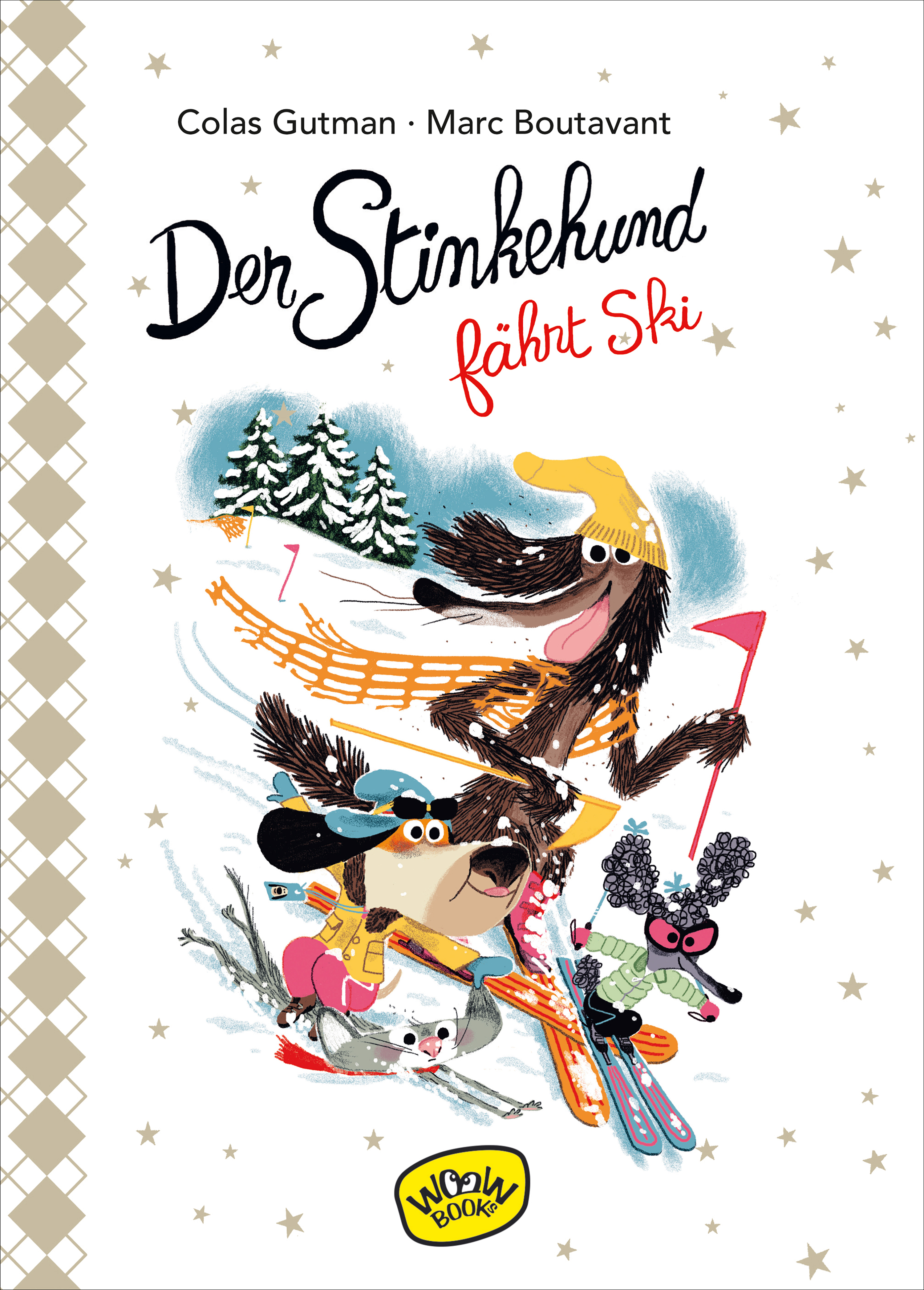 Обложка книги «Der Stinkehund fährt Ski»
