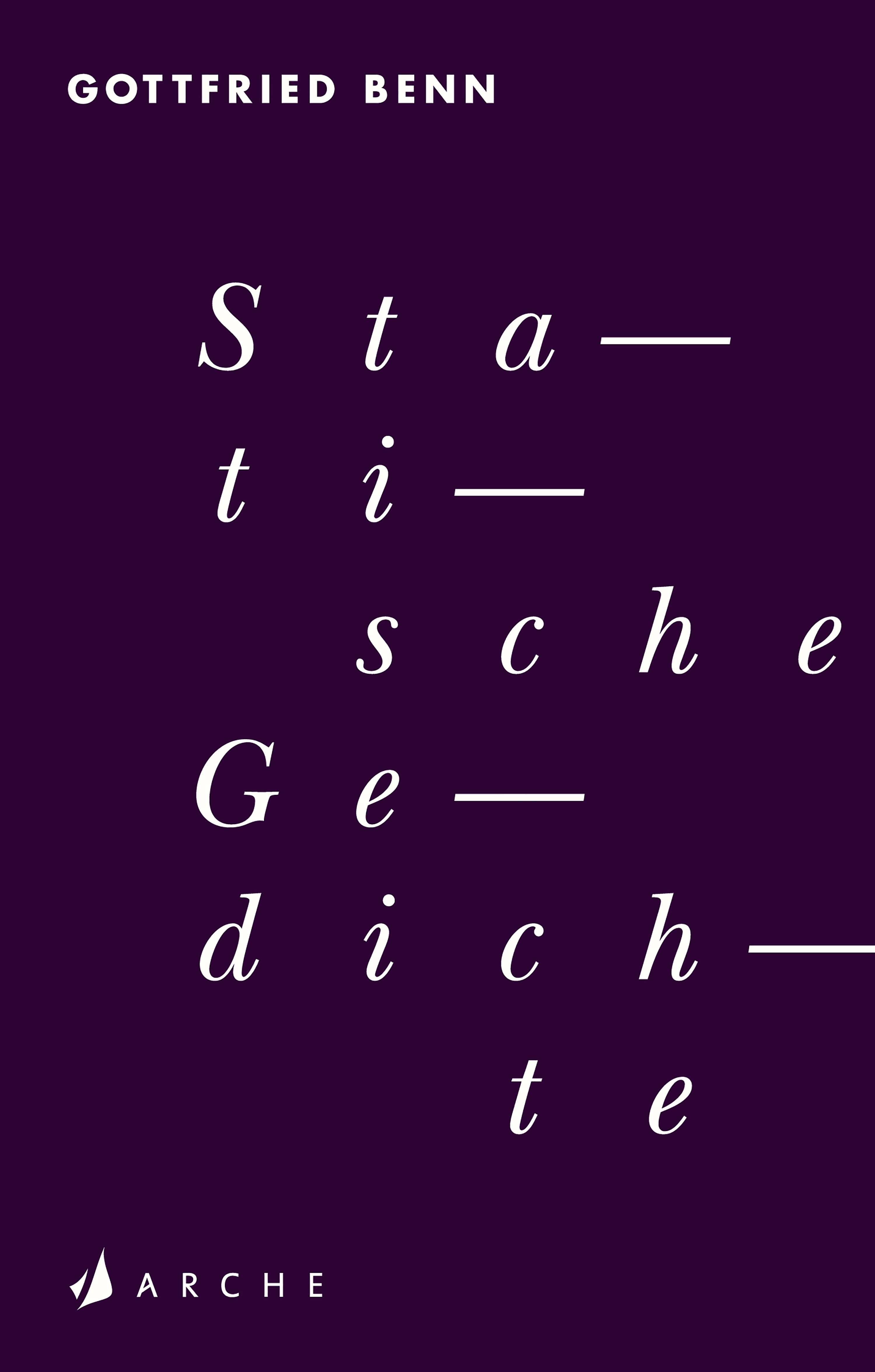 Обложка книги «Statische Gedichte»